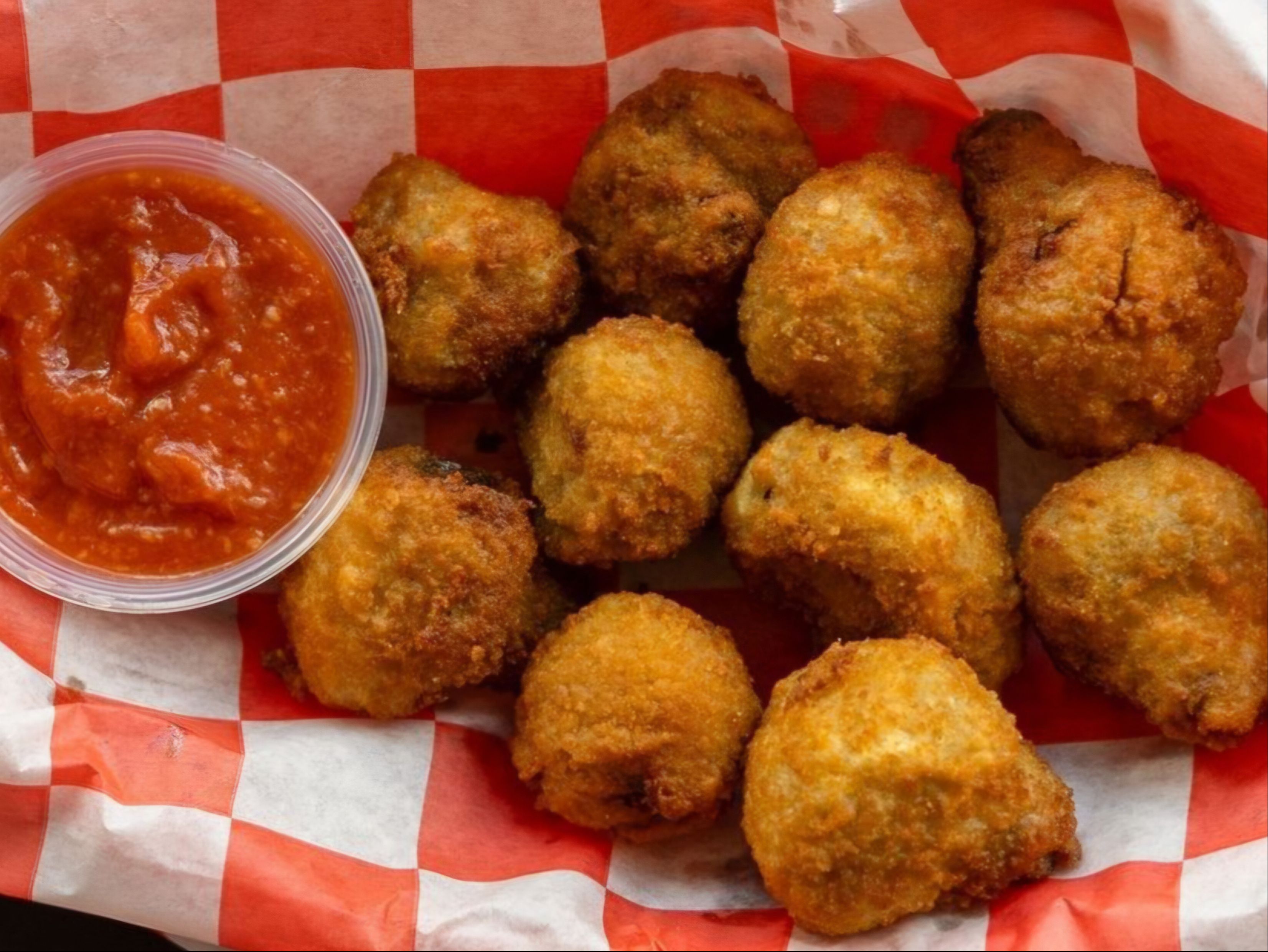 Breaded Mushrooms.