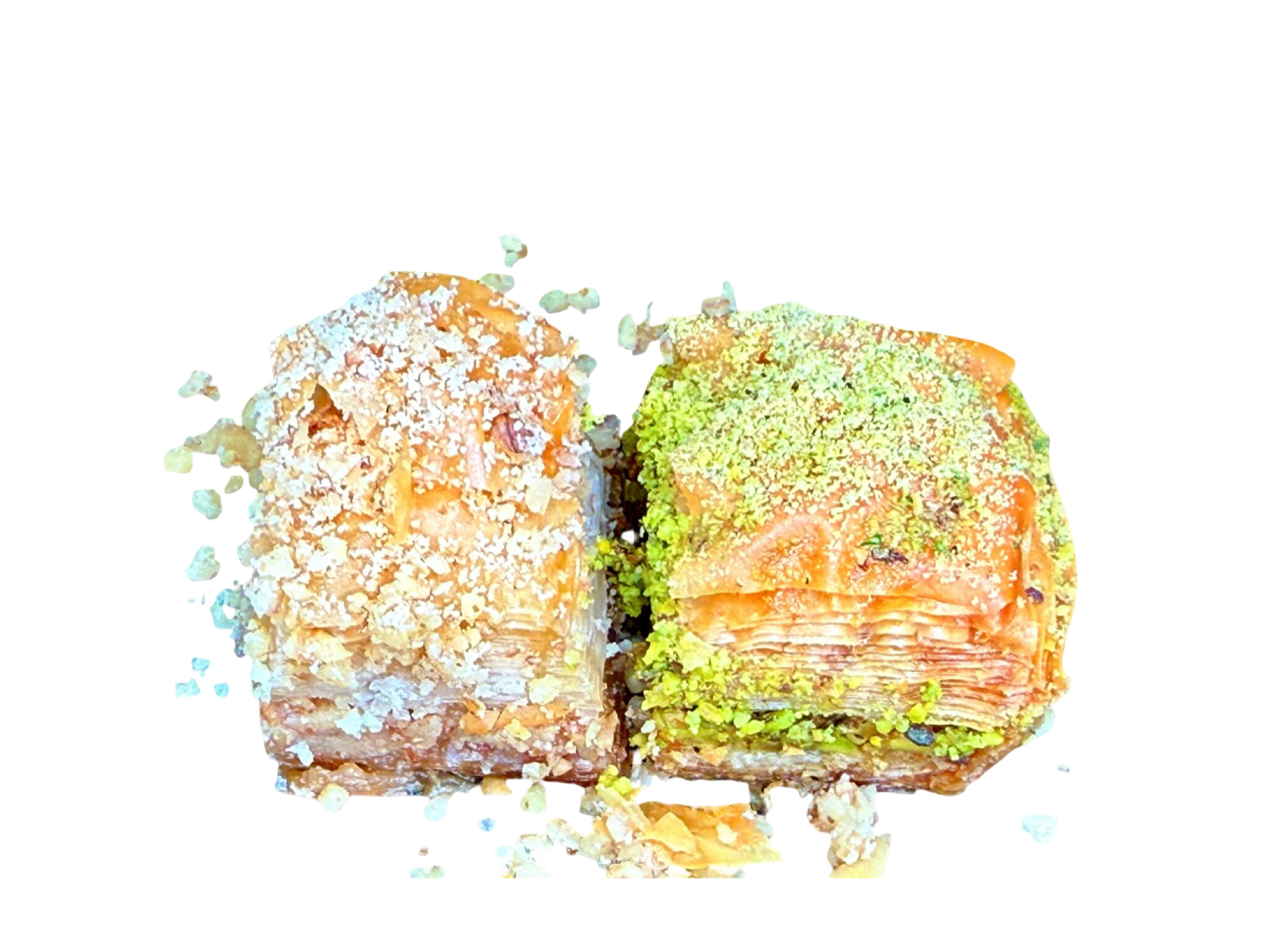 Mix Baklava (1Pistachio, 1Walnut).