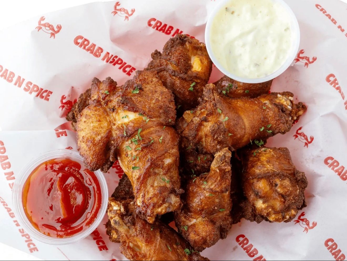 7pcs Lemon Pepper Chicken Wings