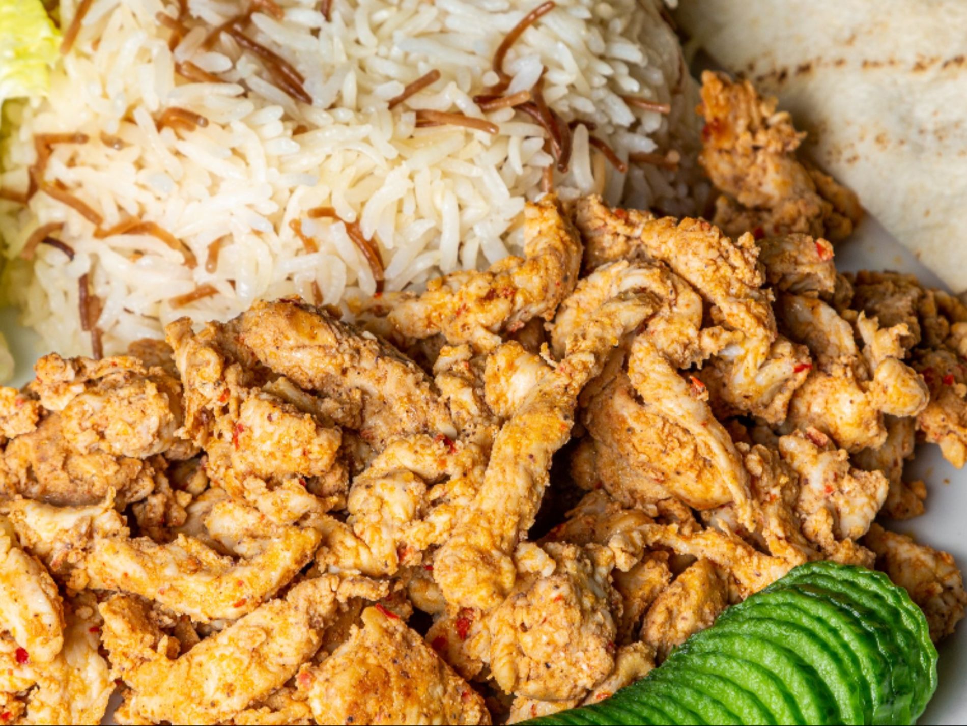 Chicken Shawarma Plate.