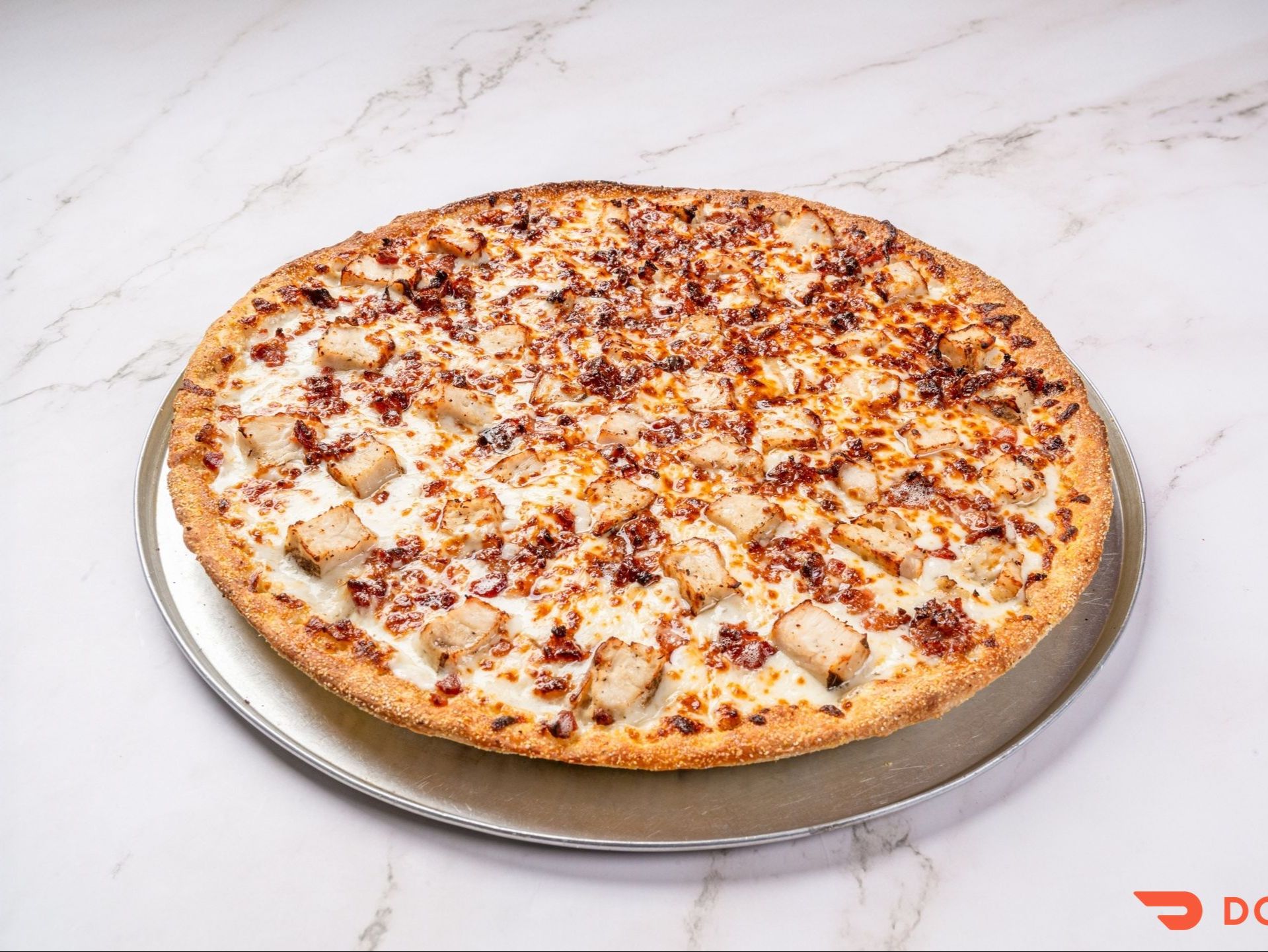 Chicken Bacon Ranch Pizza.