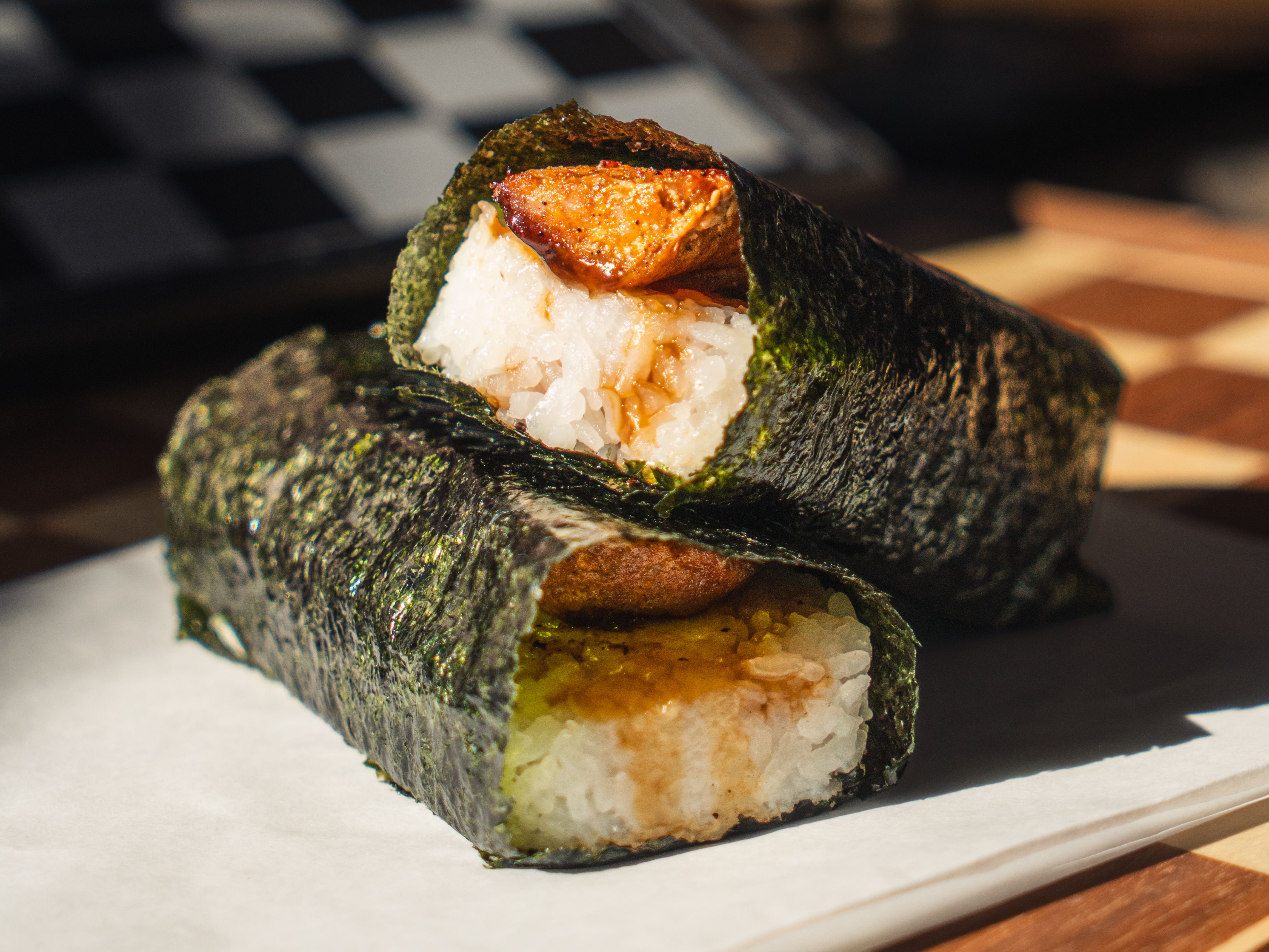 Portuguese Sausage Musubi