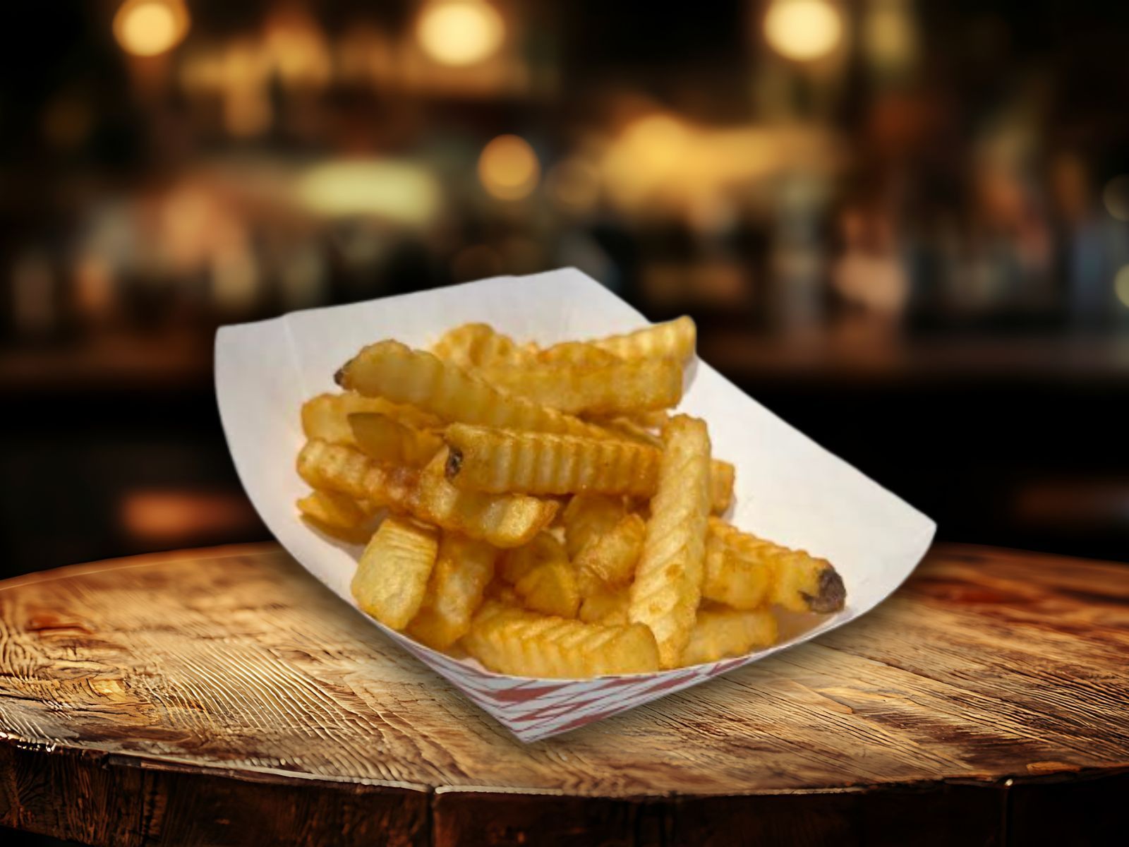 Crinkle Cut Fries.