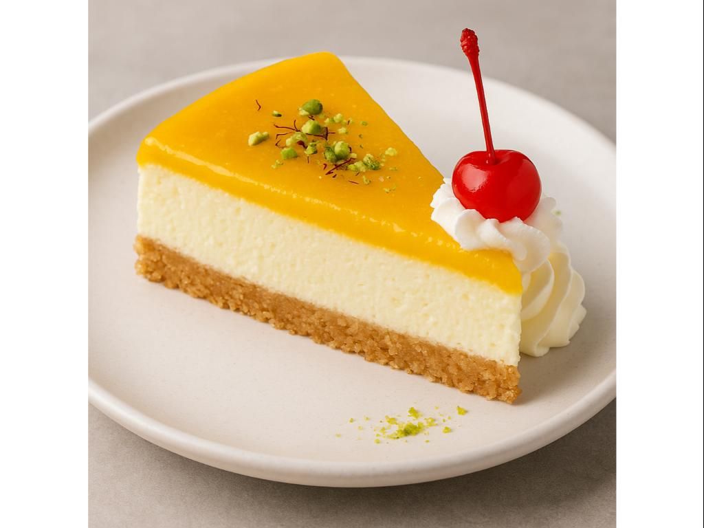 MANGO CHEESECAKE.