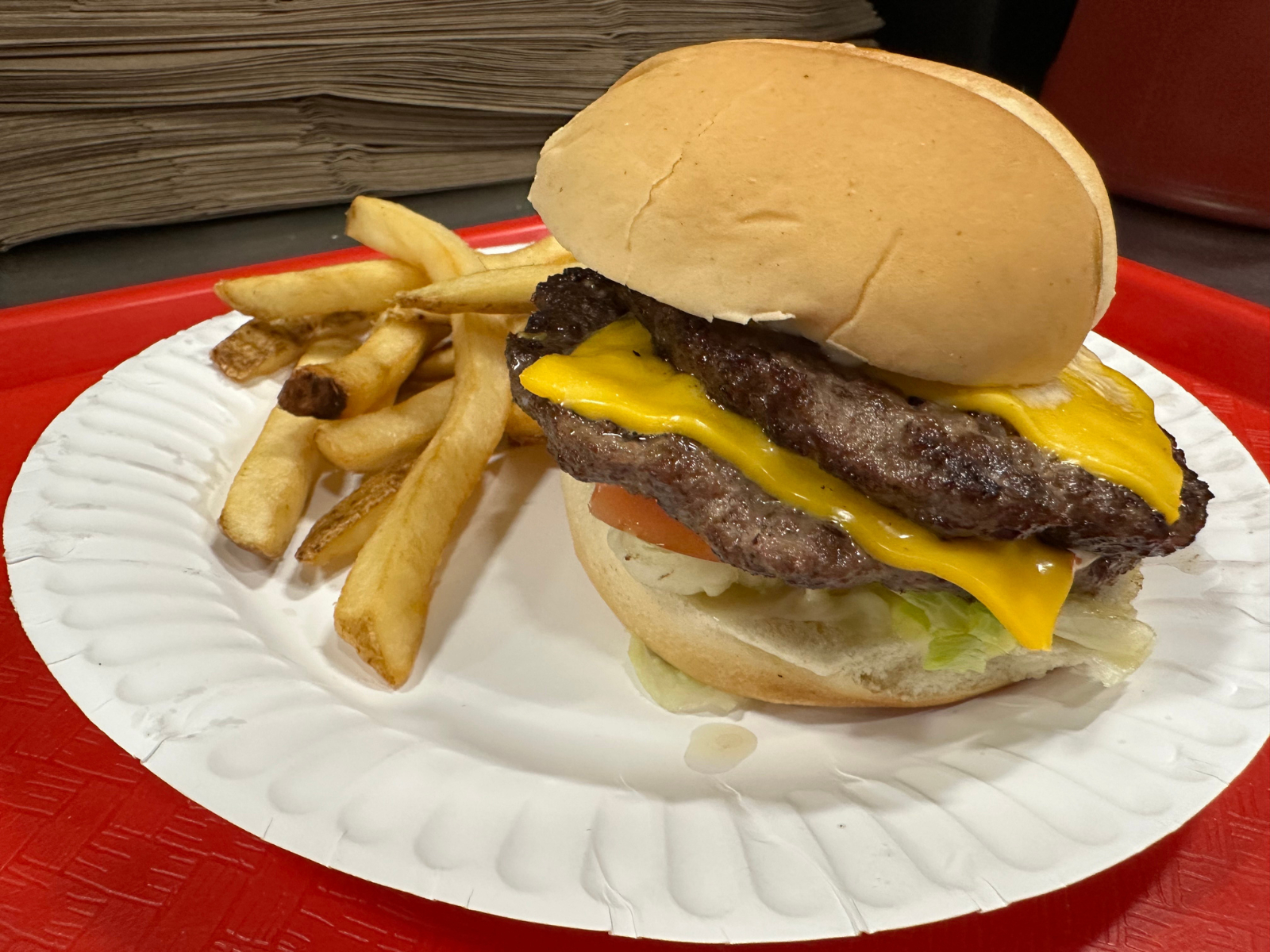 Kids Double Hamburger (online)