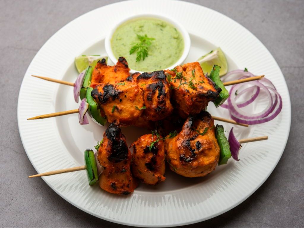 8. Chicken Sekuwa.