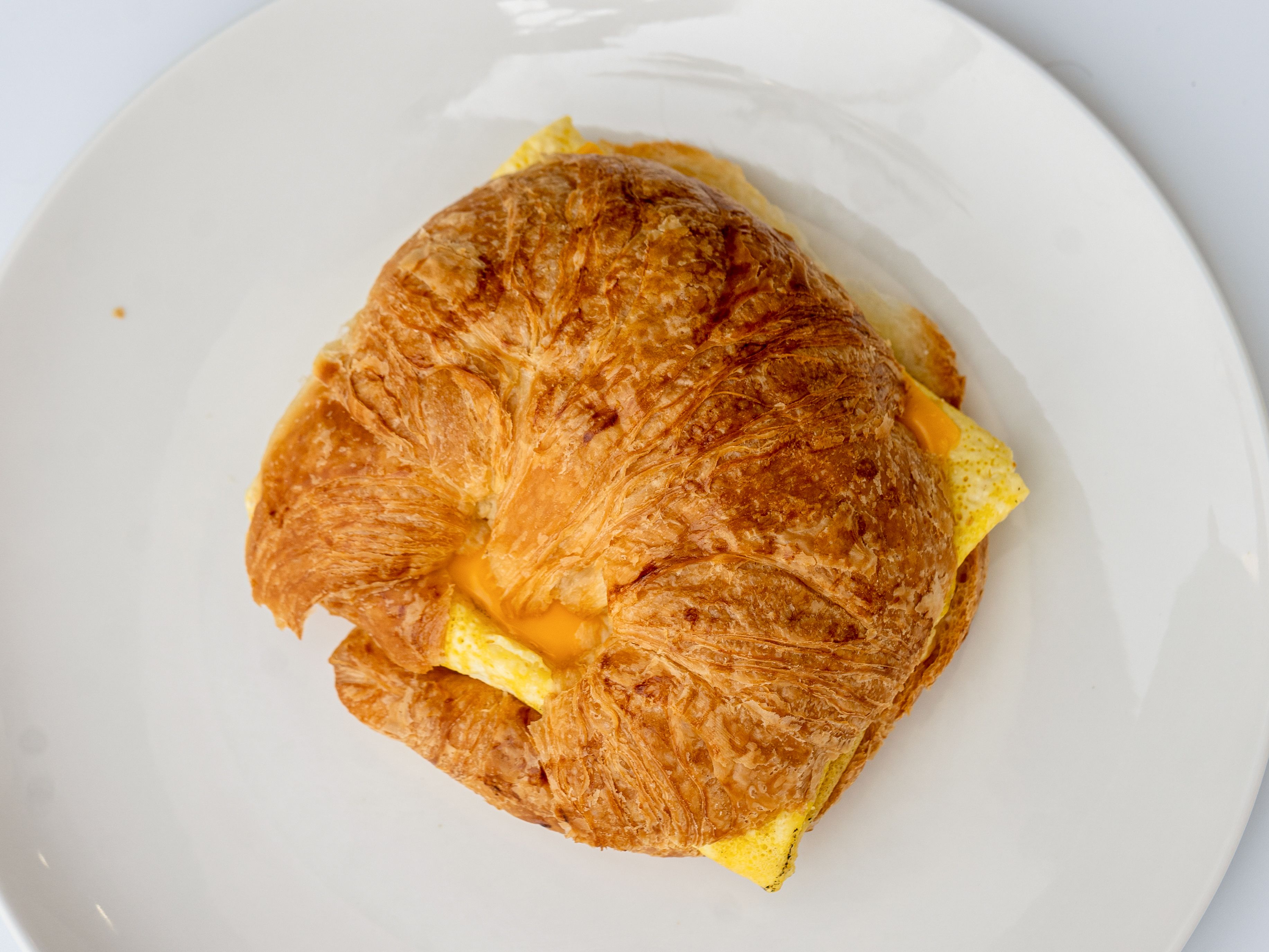 Breakfast Croissant Sandwich ( No Meat).