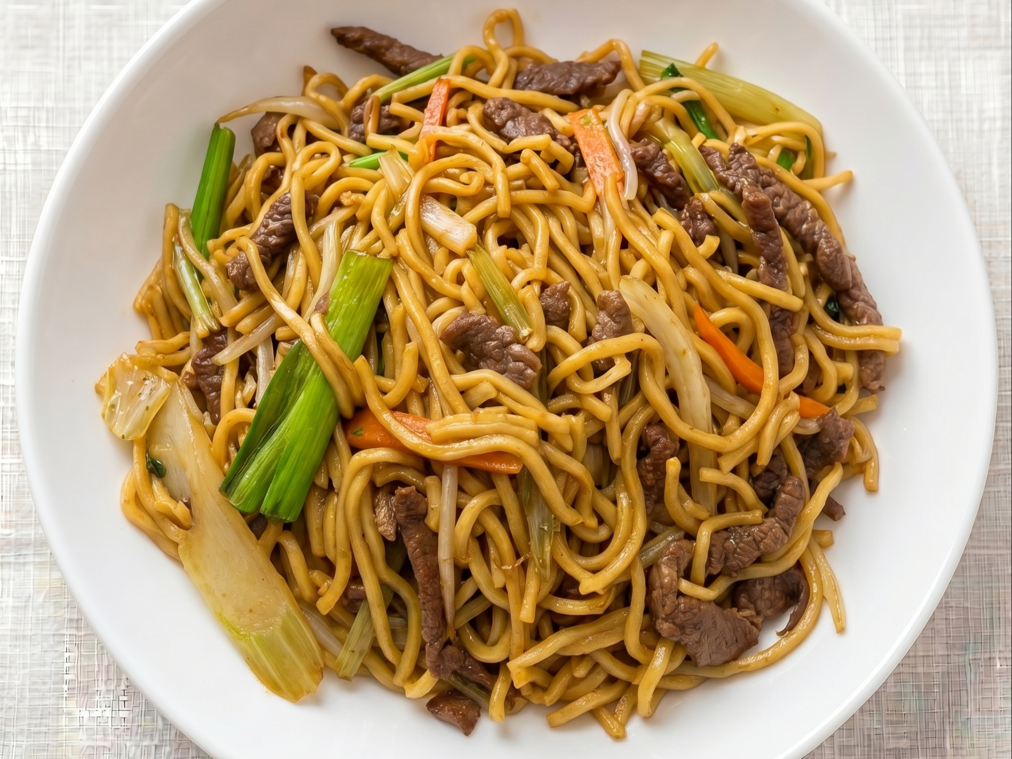 Beef Lo Mein.