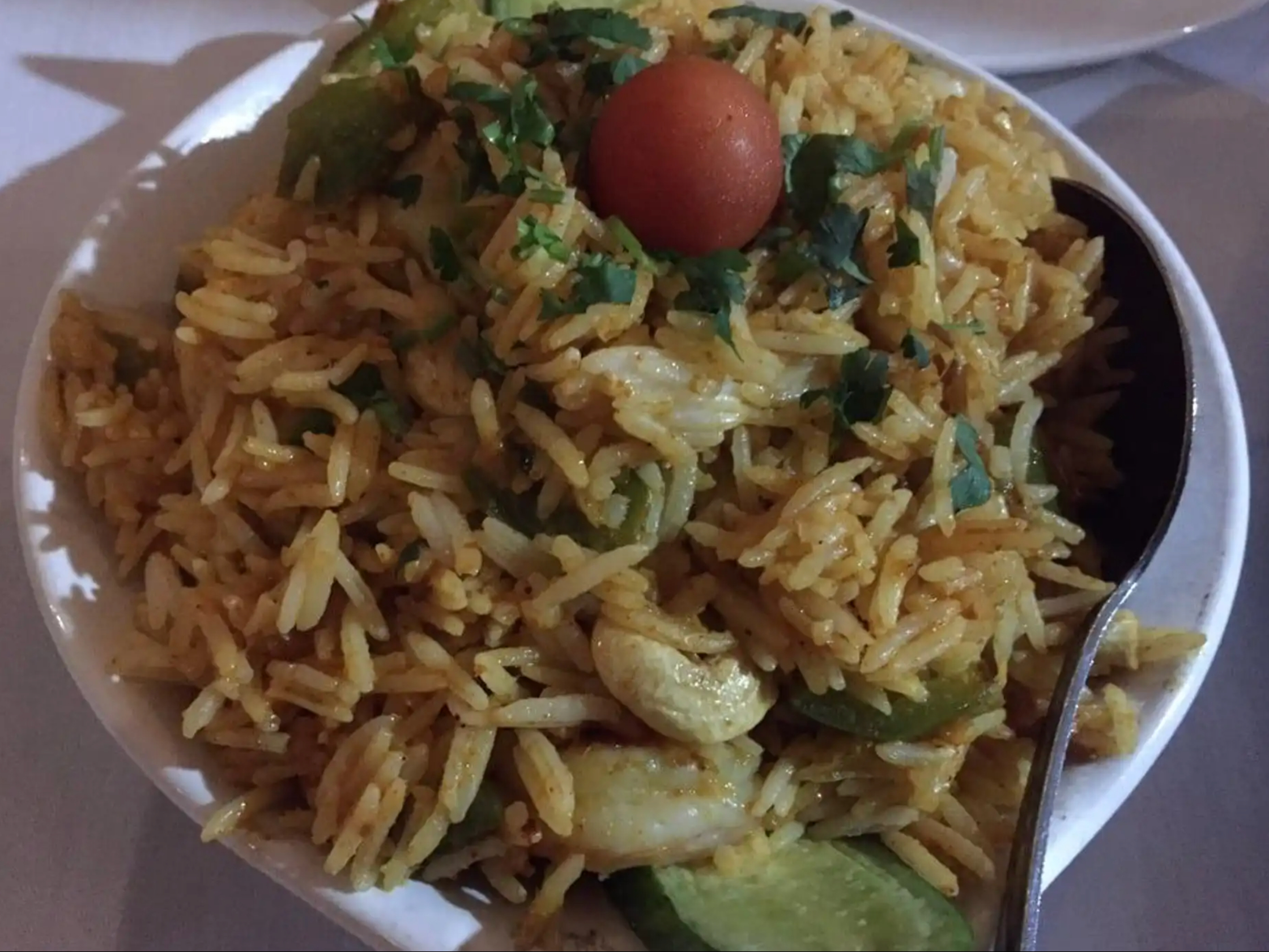 37. Shrimp Biryani.
