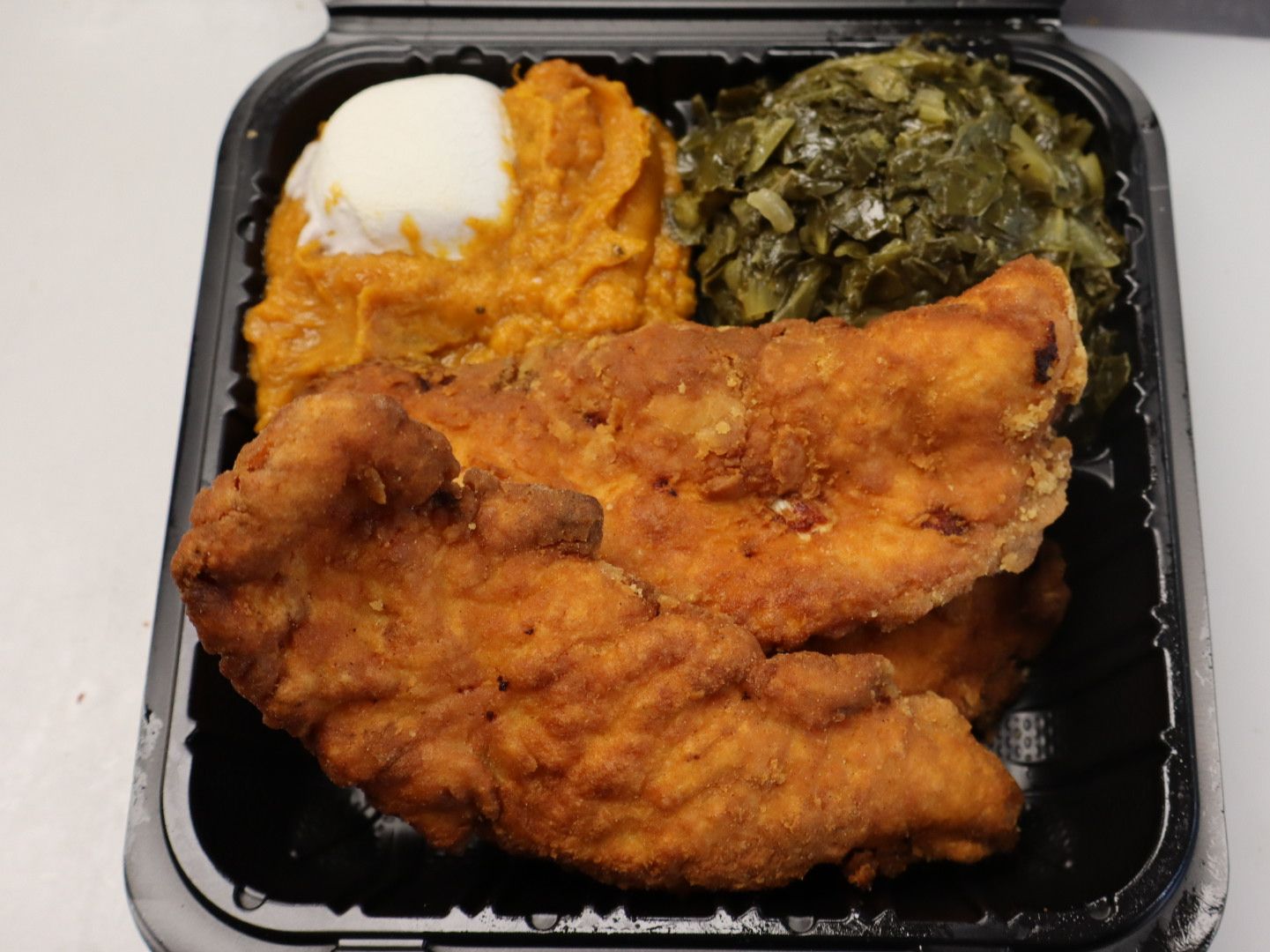 Crispy Chicken Tenders - Two Sides.