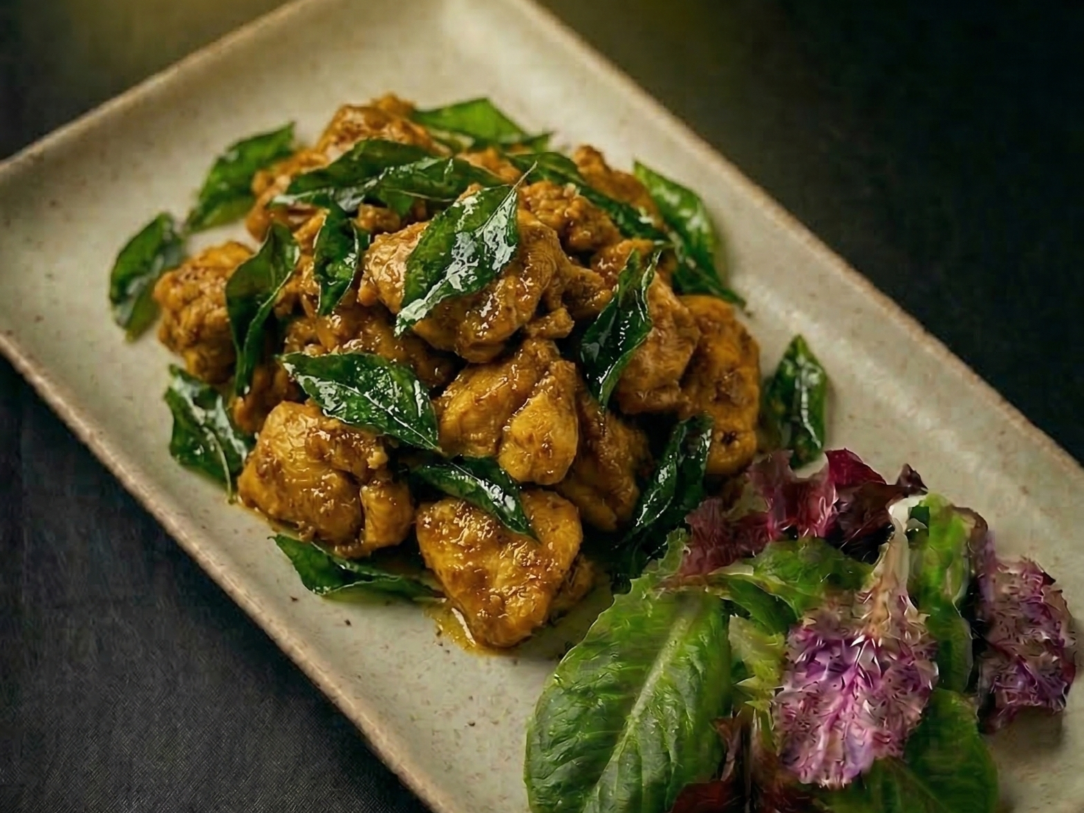 Karivepaku (Curry Leaf) Chicken