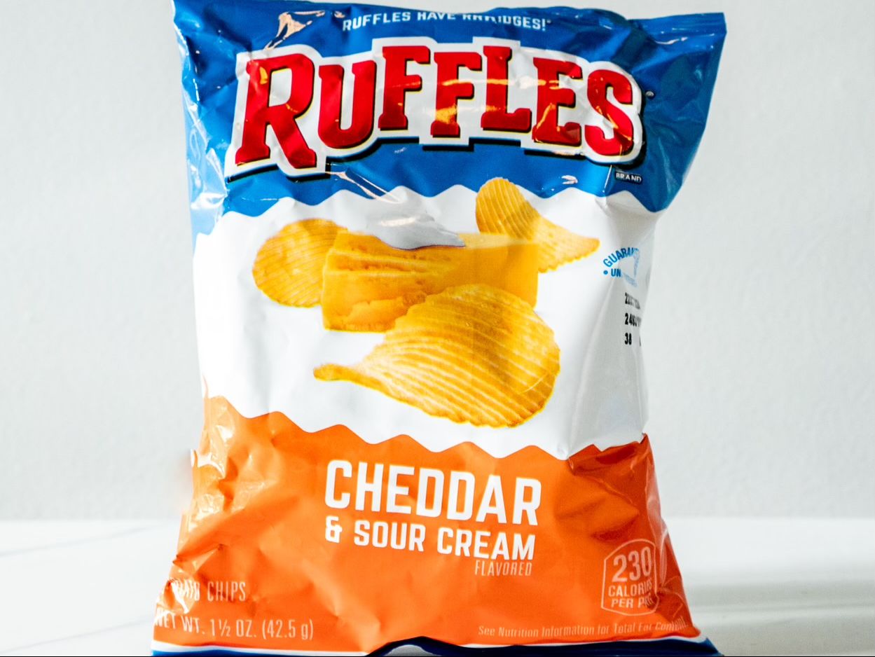 Ruffles Cheddar & Sour Cream.