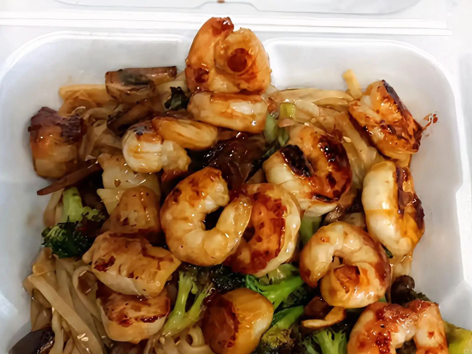 Hibachi Shrimp & Scallop.