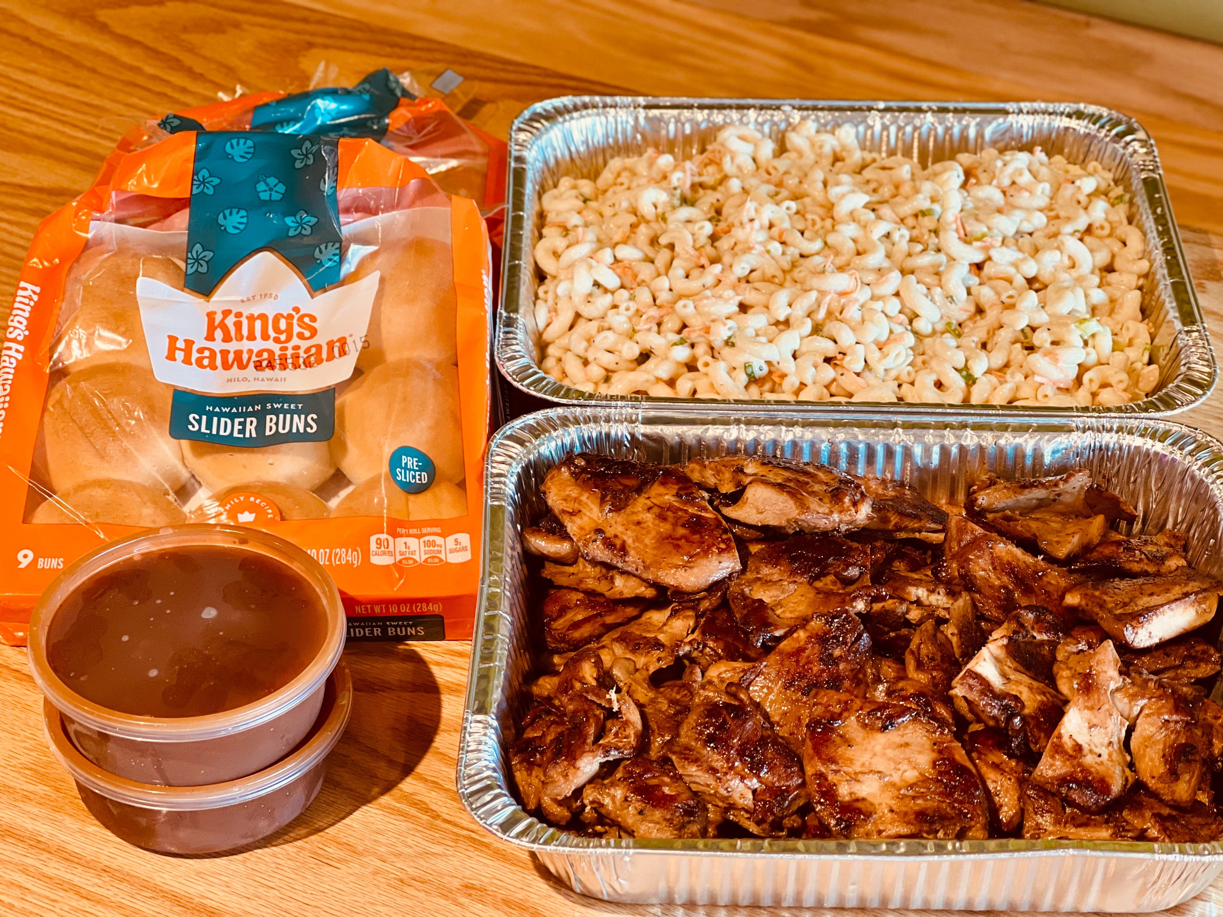 Catering Combo - Half Tray BBQ Chicken Sliders / Side.