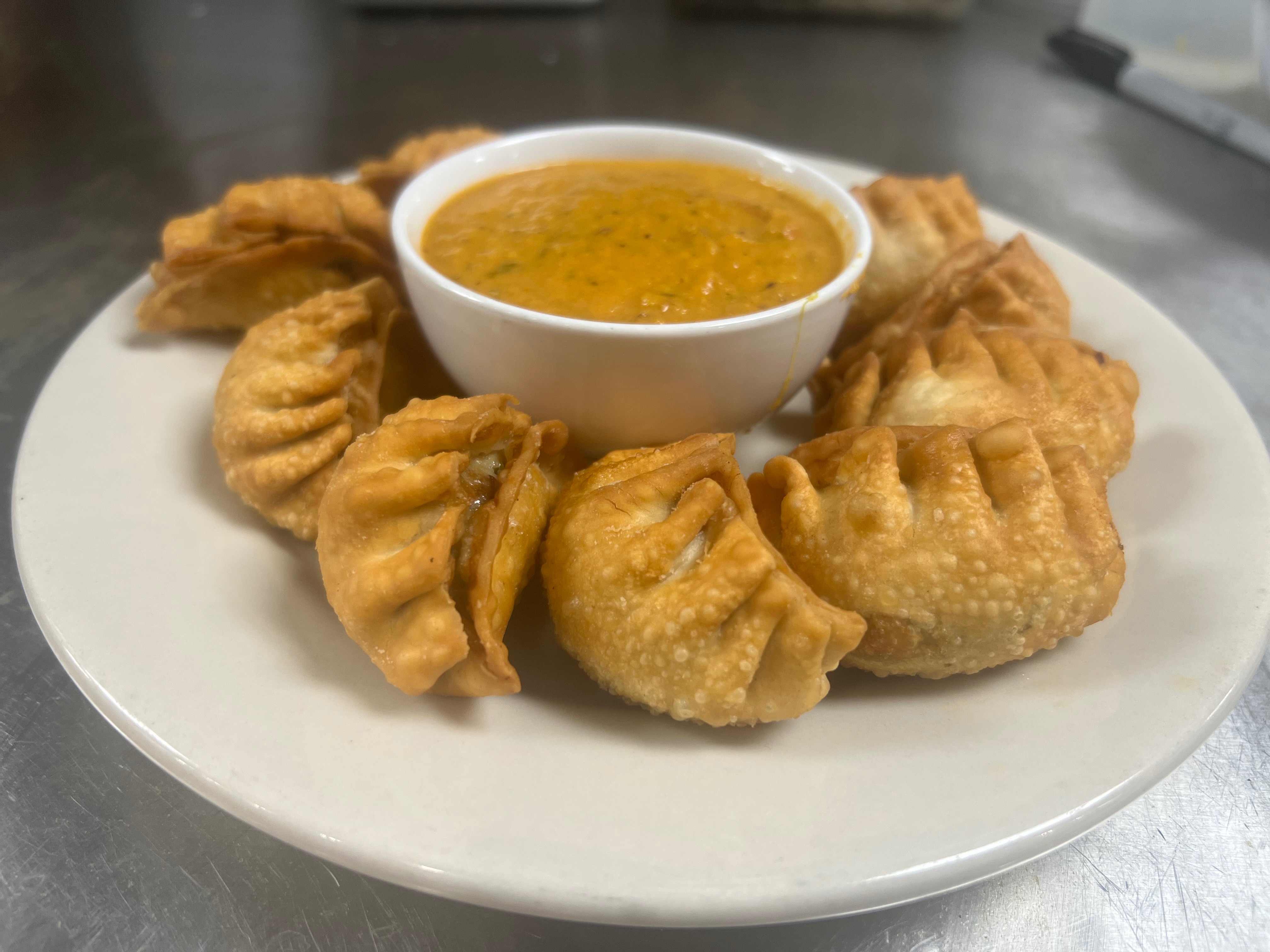 Chicken Momo (Contain nuts& sesame seed).