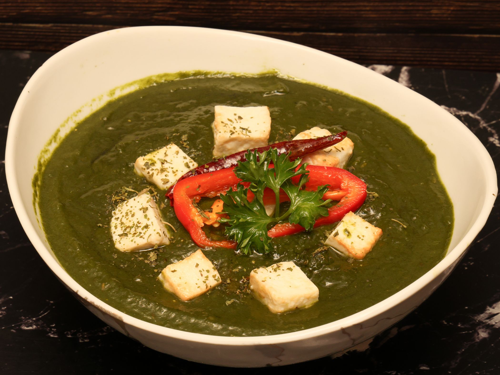 Saag Paneer.