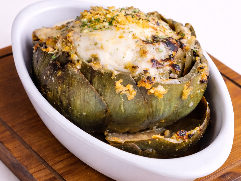 Stuffed Artichoke.