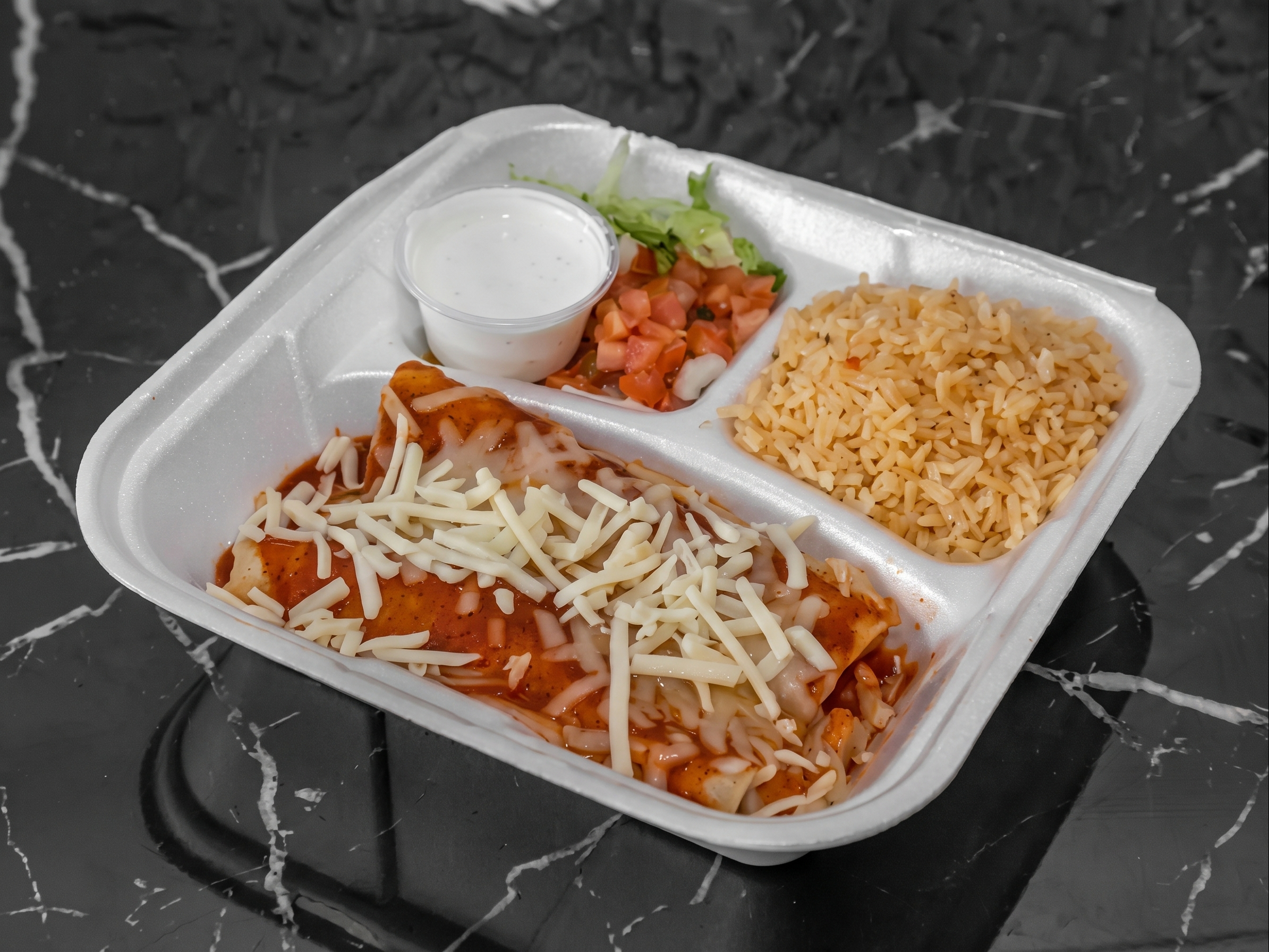 Enchiladas Combo.