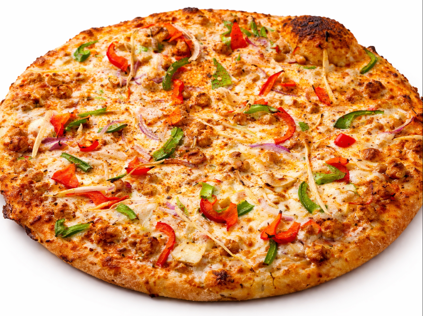 Amritsari Choley Pizza (Chickpeas).