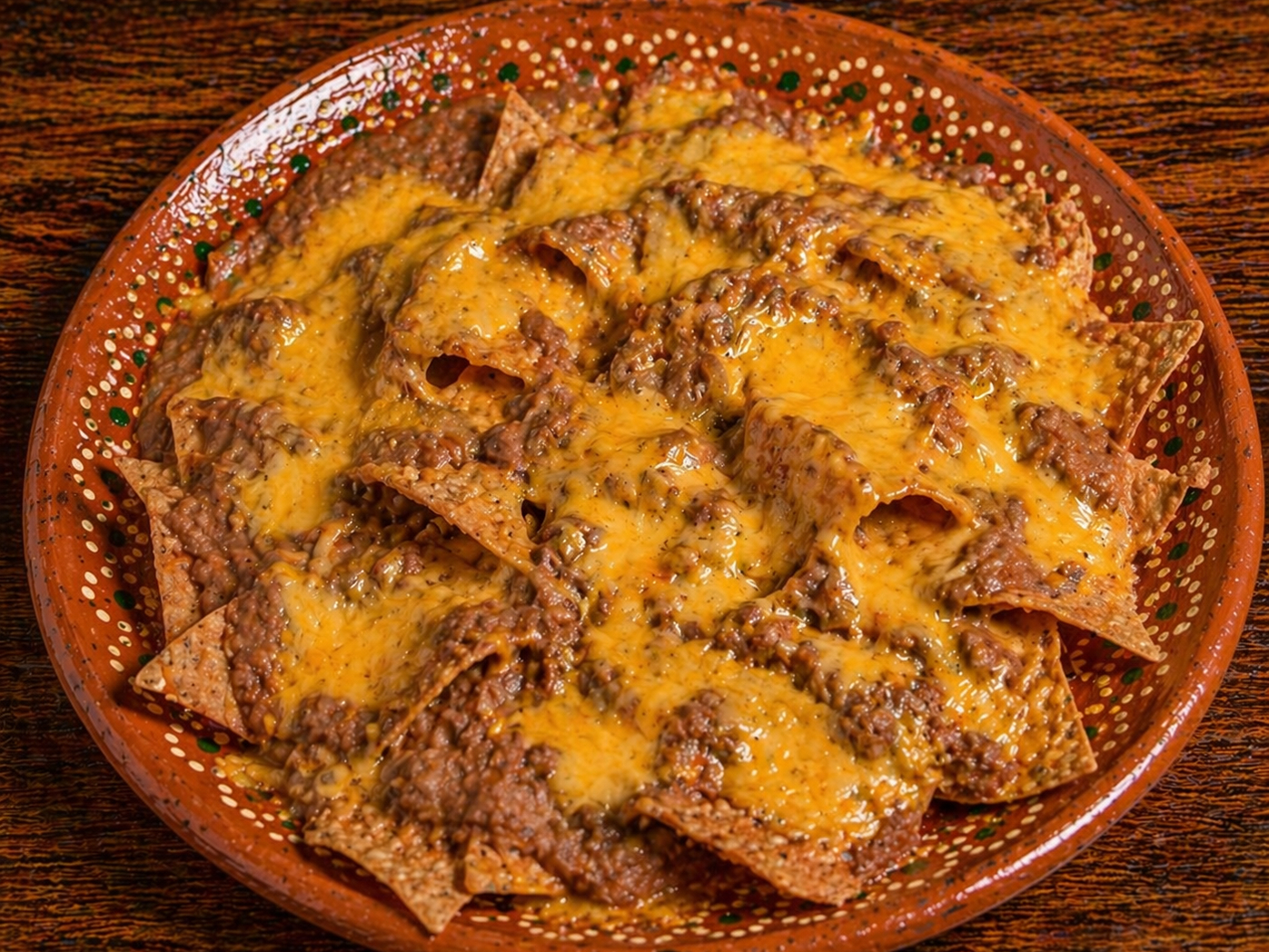 Bean & Cheese Nachos.