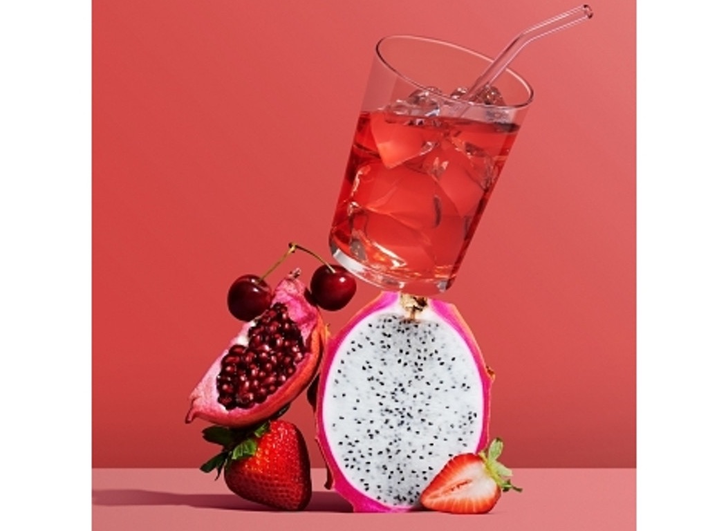 Strawberry Dragonfruit Crafted Drink.
