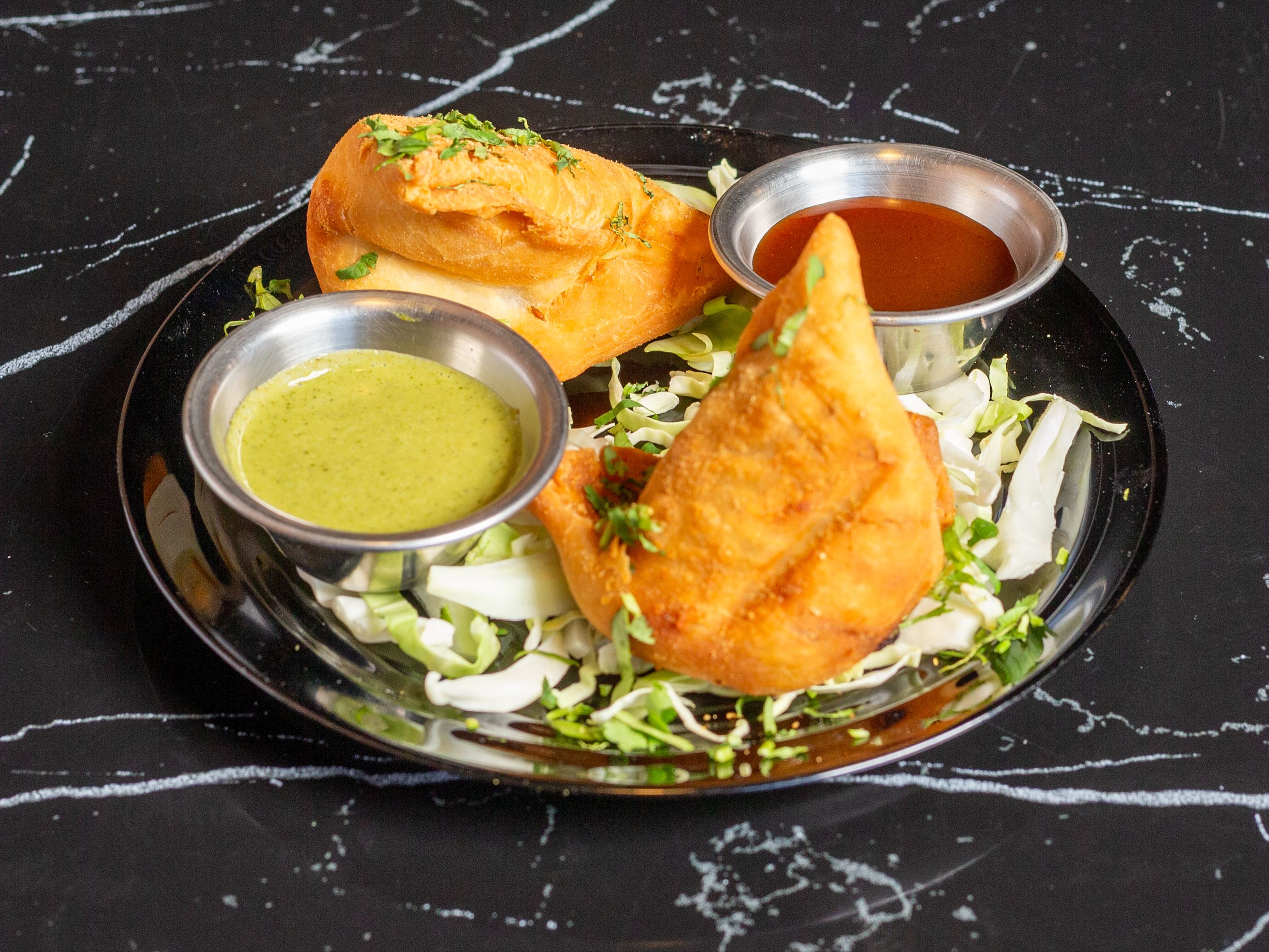Vegetable Samosa.