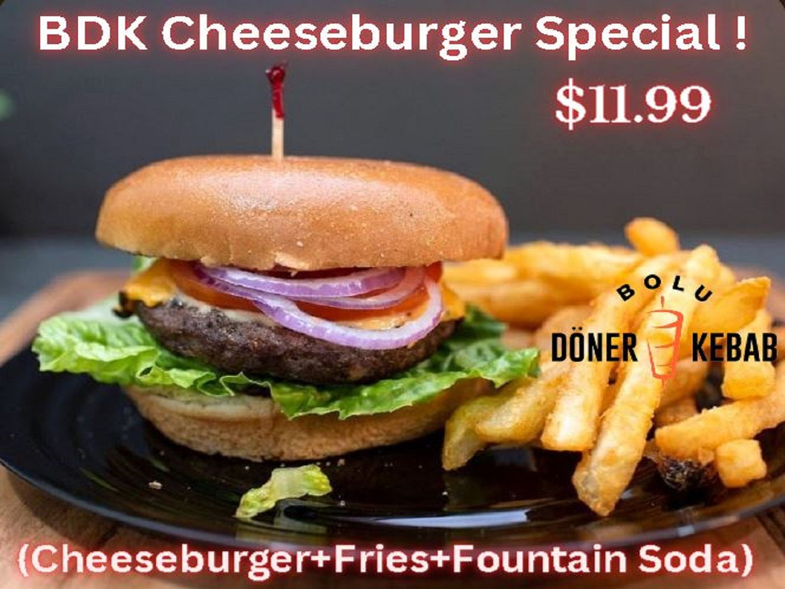 Cheeseburger Lunch Special