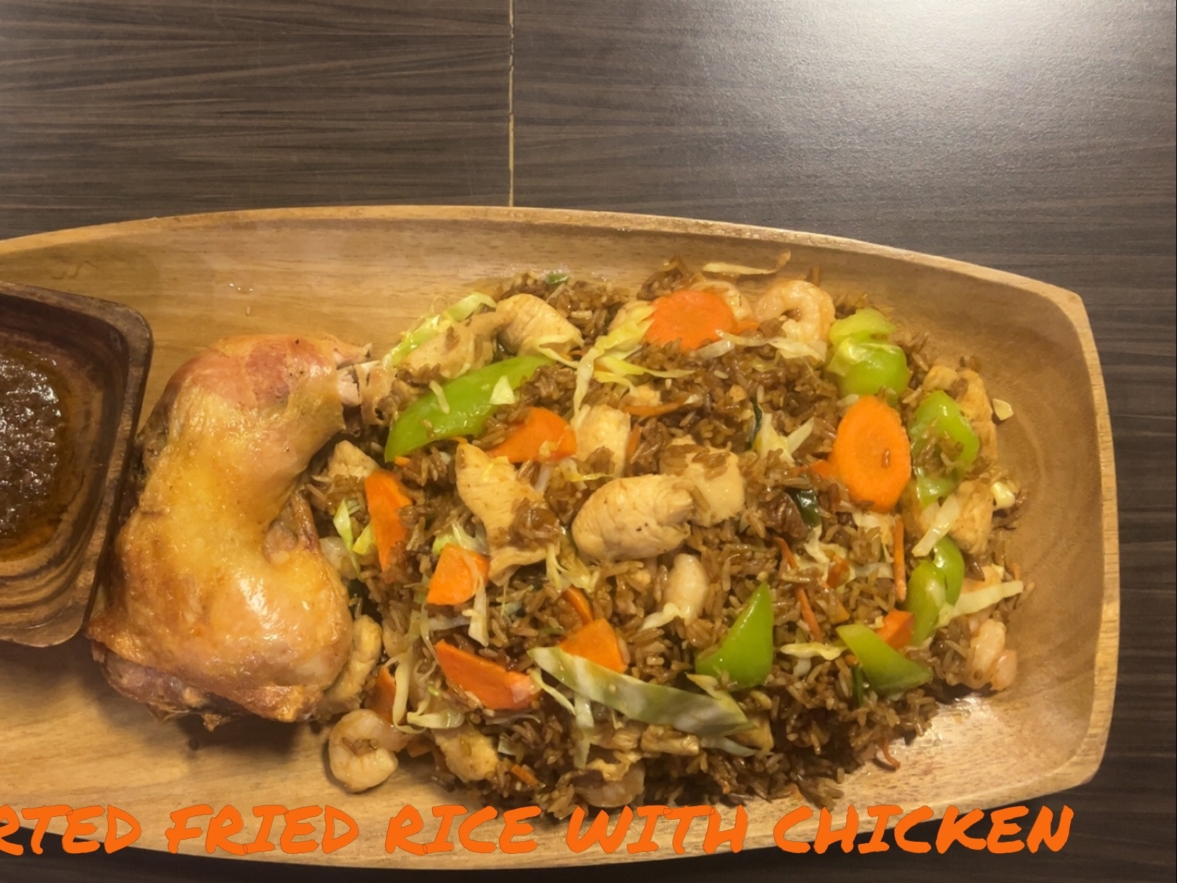 Prixy's Assorted Fried Rice W Chicken.