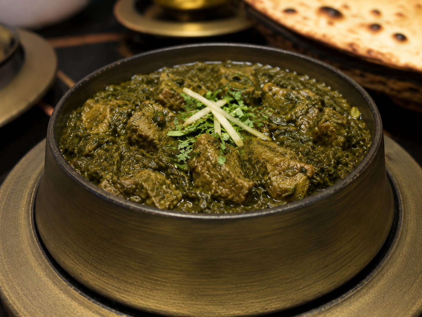 Creamy Lamb Saag.