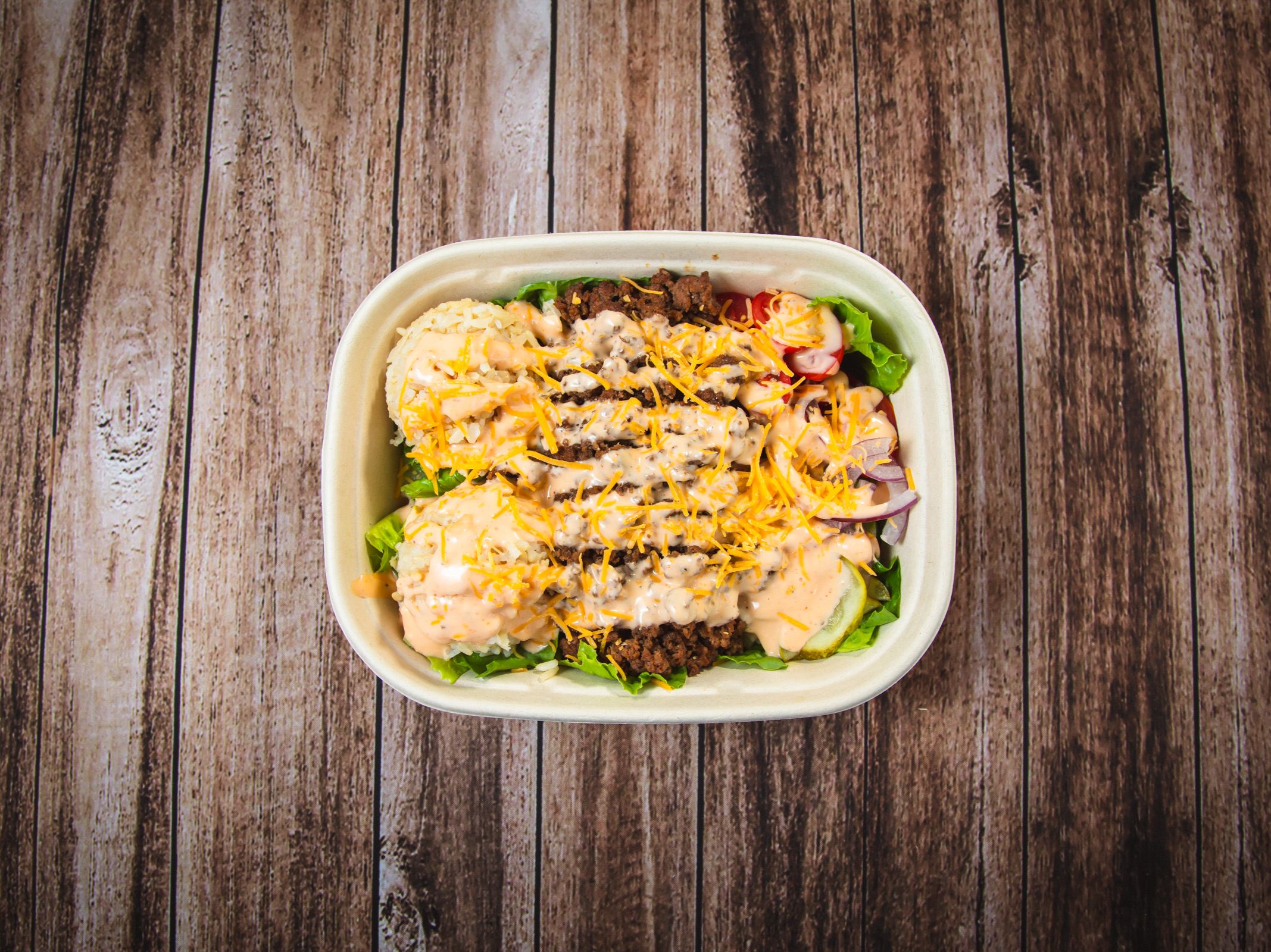 Cheeseburger Bowl.