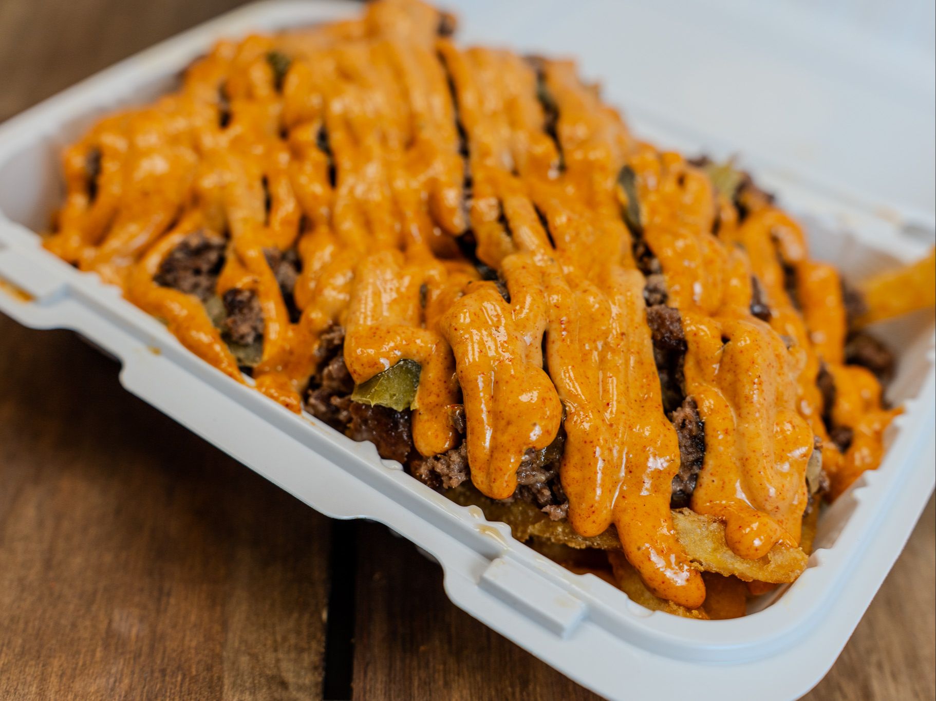 Heat Loaded Beef Fries (Spicy).