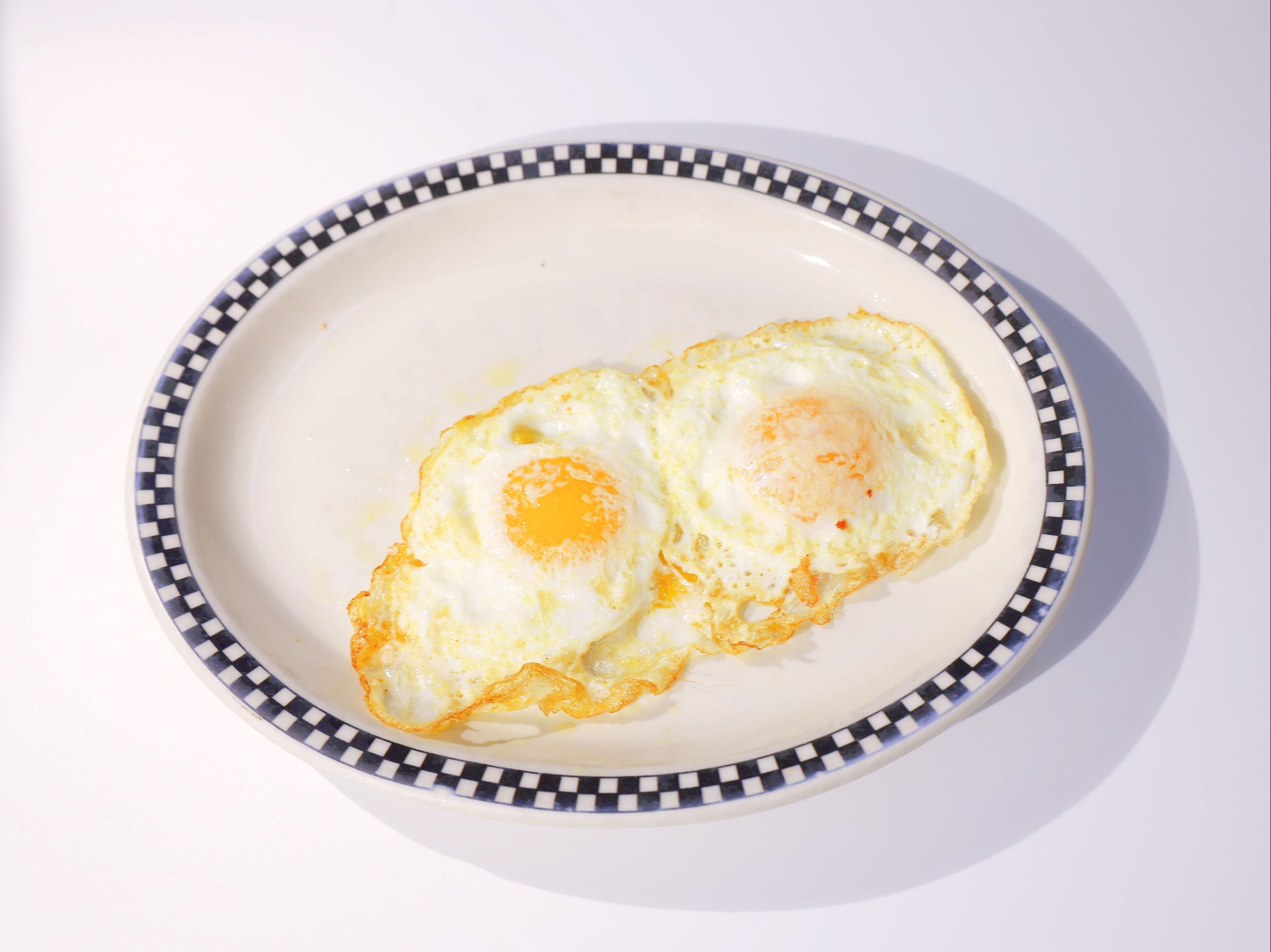 Two Eggs With Beef Sausage.