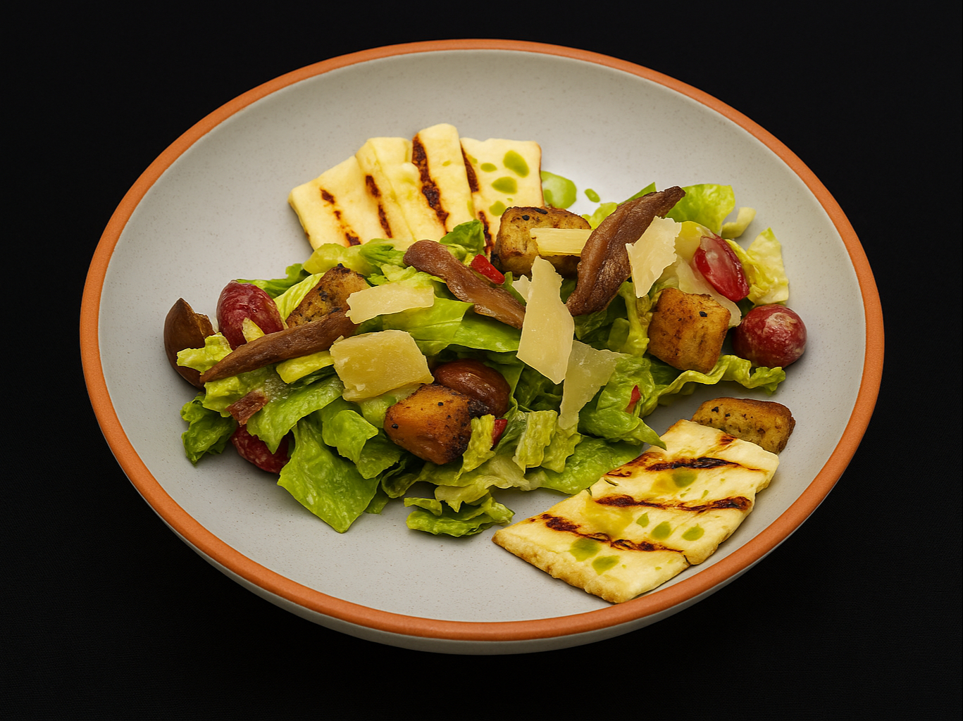 Mediterranean Caesar Salad.