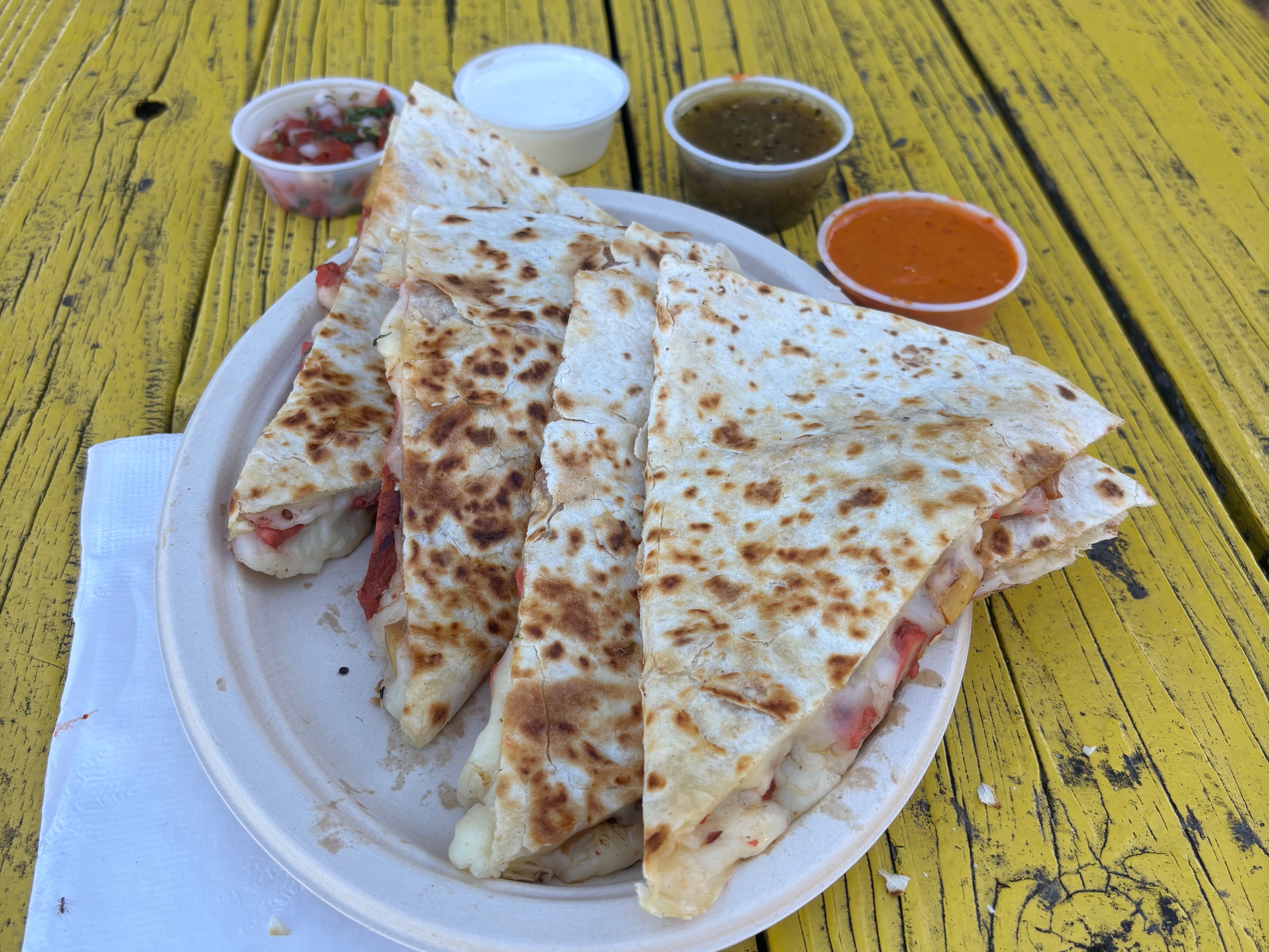 Al Pastor Quesadilla.