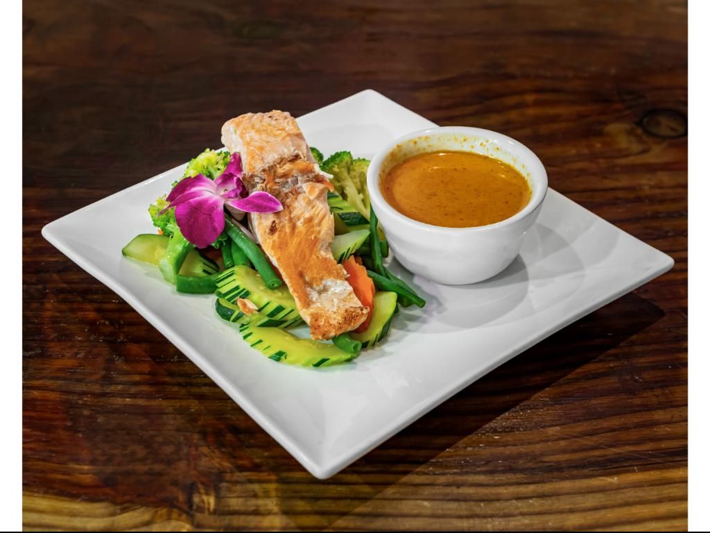 Grilled Salmon.