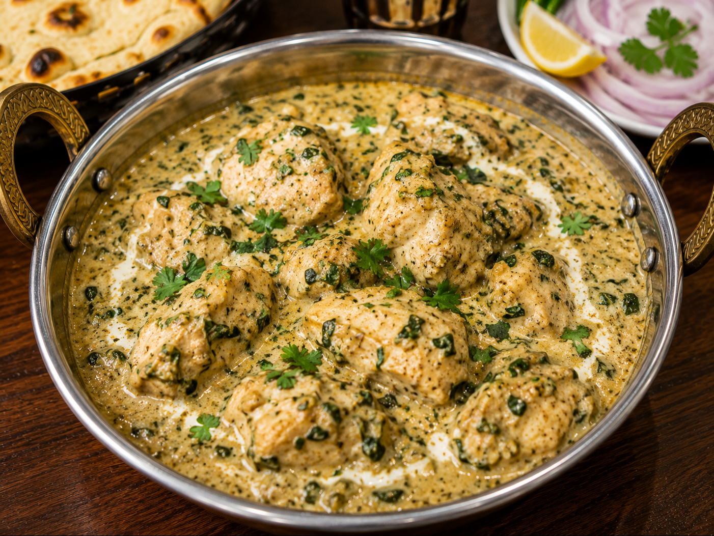 Malai Methi Chicken.