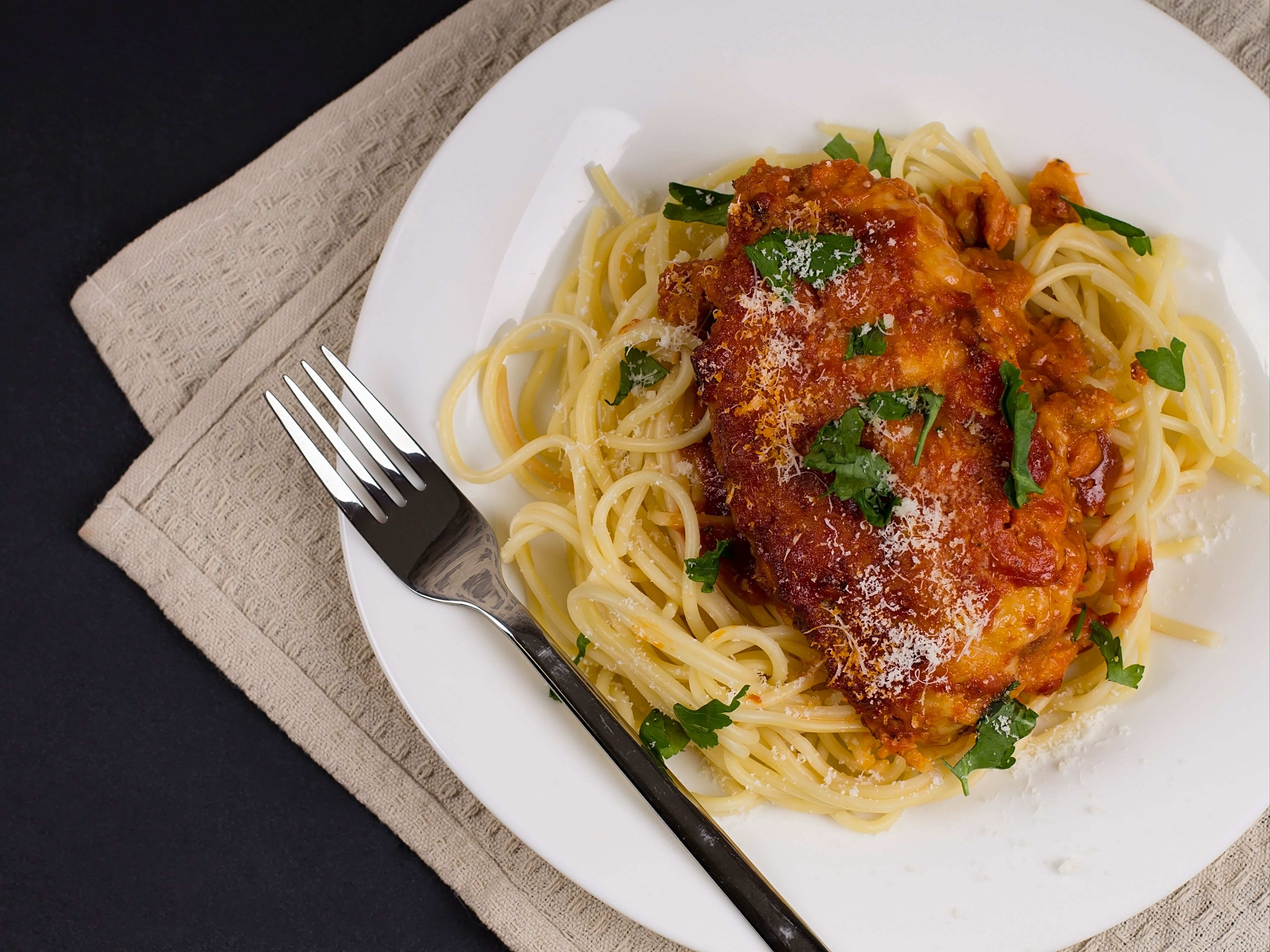 Chix Parm. Pasta.