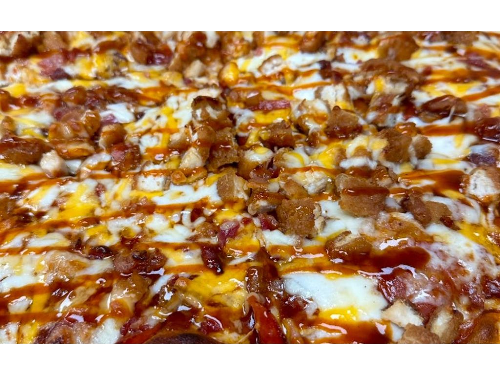Mike's Hot & Honey Pizza.