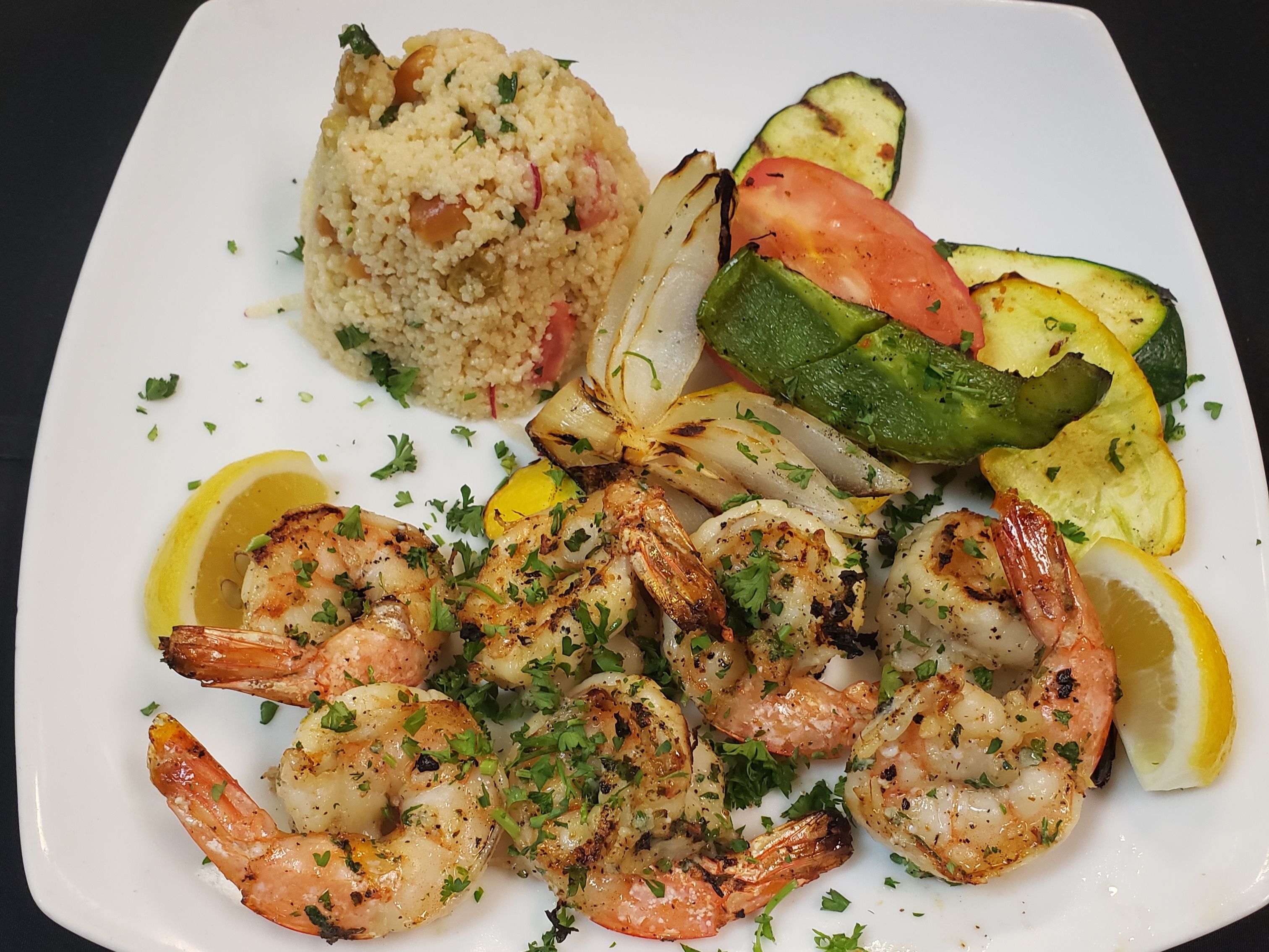 Grilled Garlic Shrimp