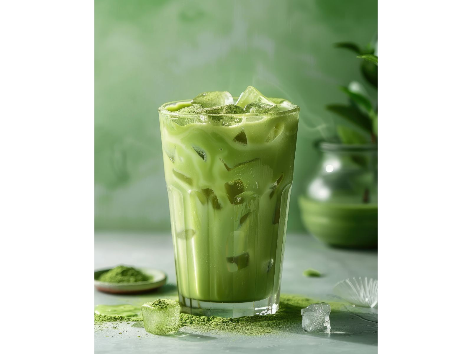 Iced Matcha.