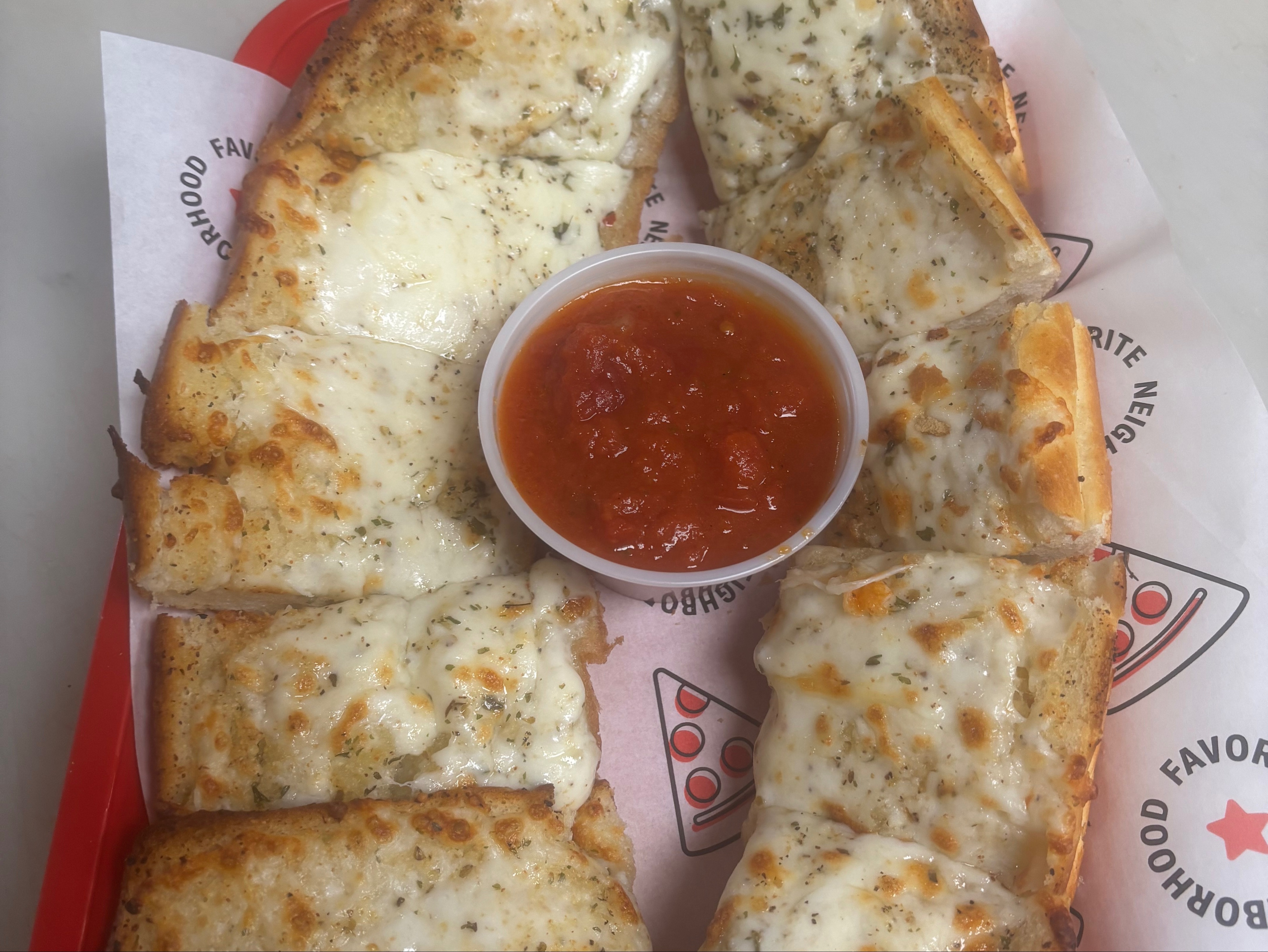 Garlic Bread Parmigiana
