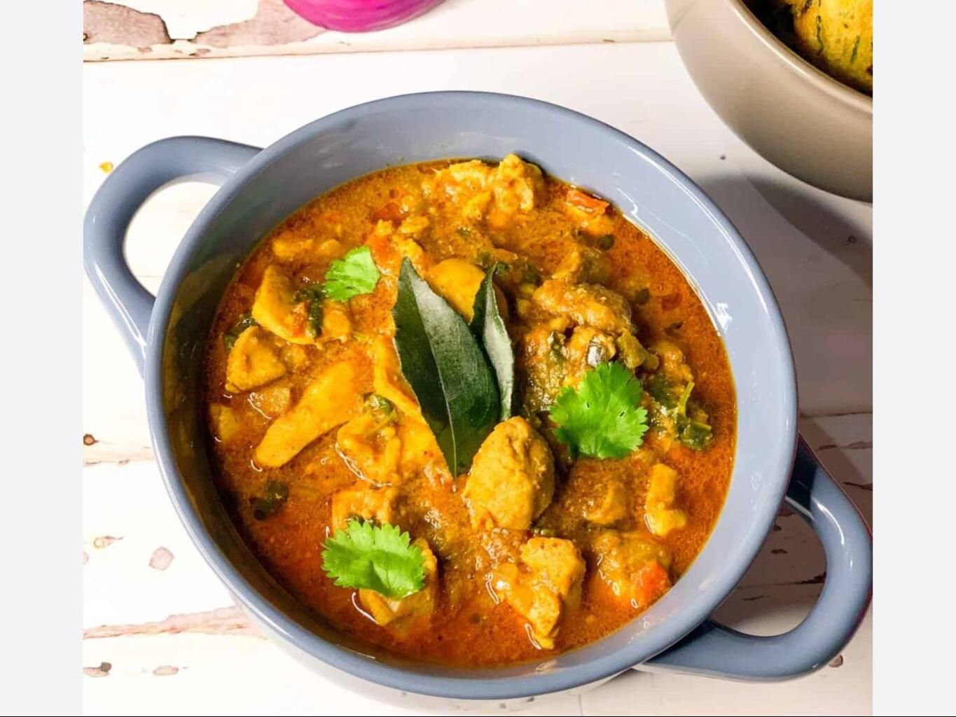 Andhra Chicken Curry.