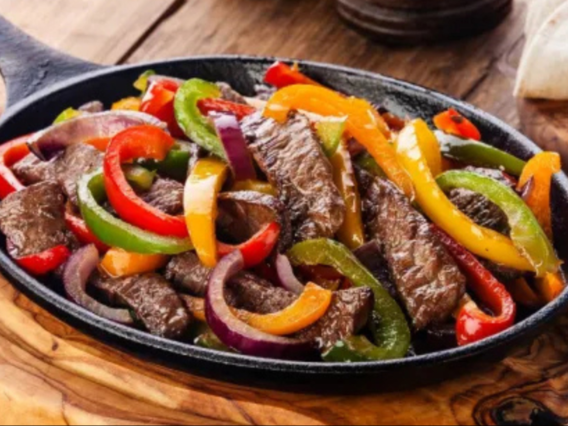 Steak Fajitas.