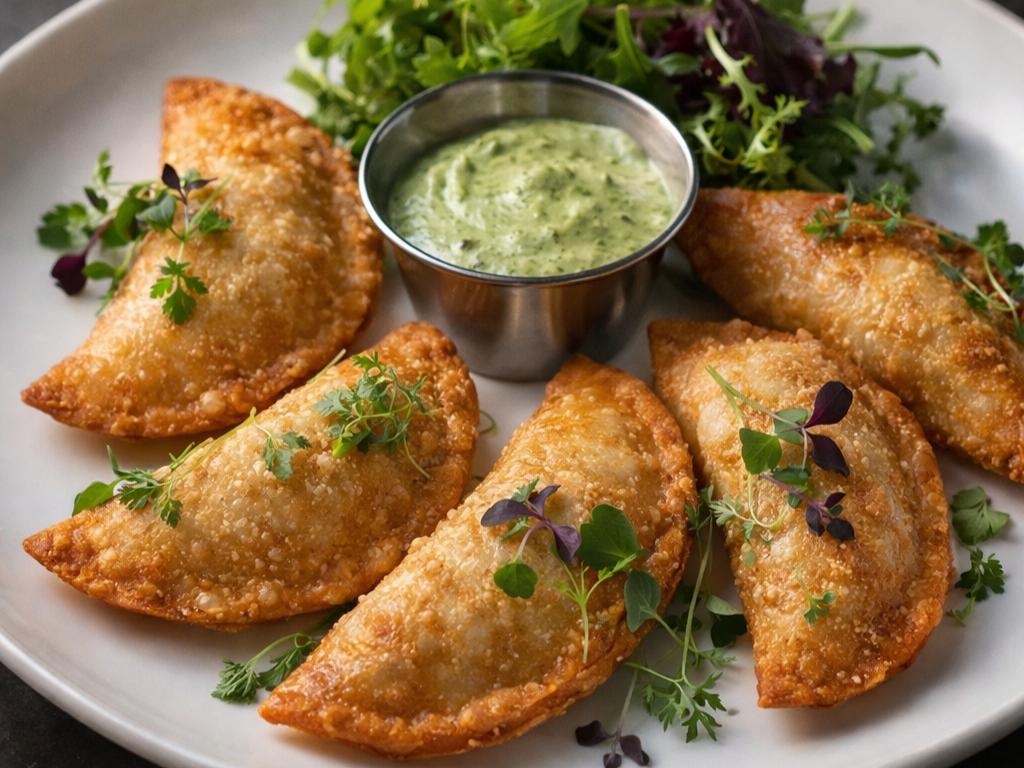 Cilantro Beef Empanadas.