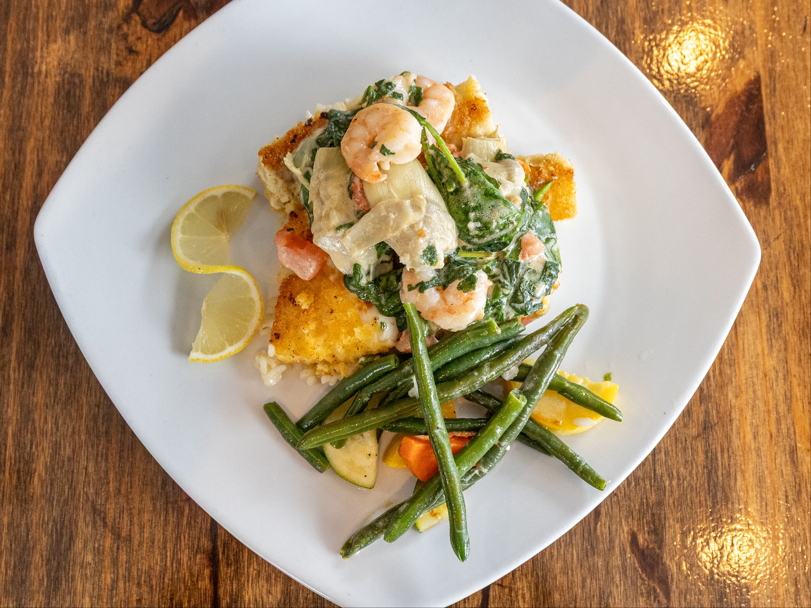 Cod and Shrimp Risotto.