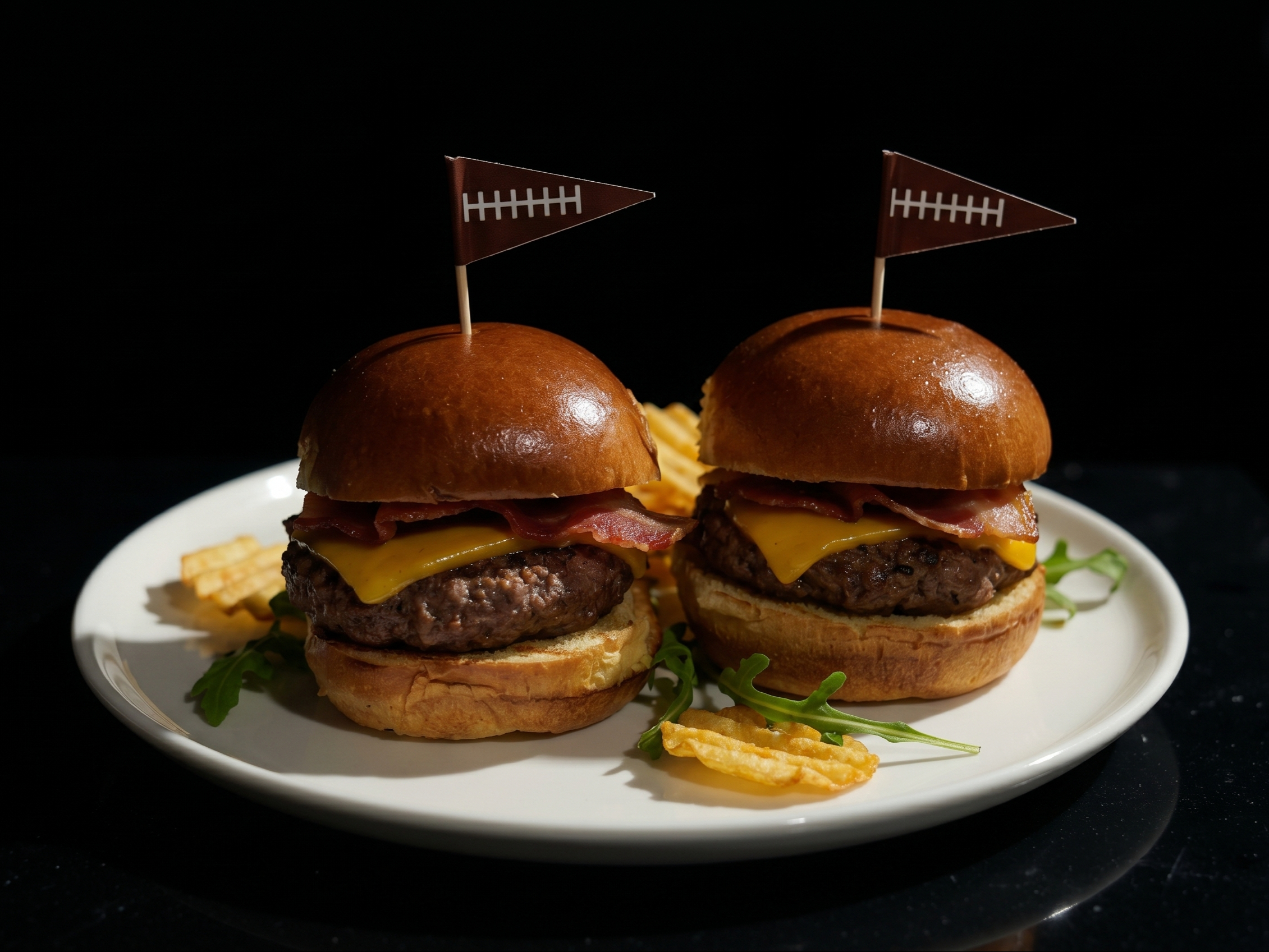 2 Angus Sliders.