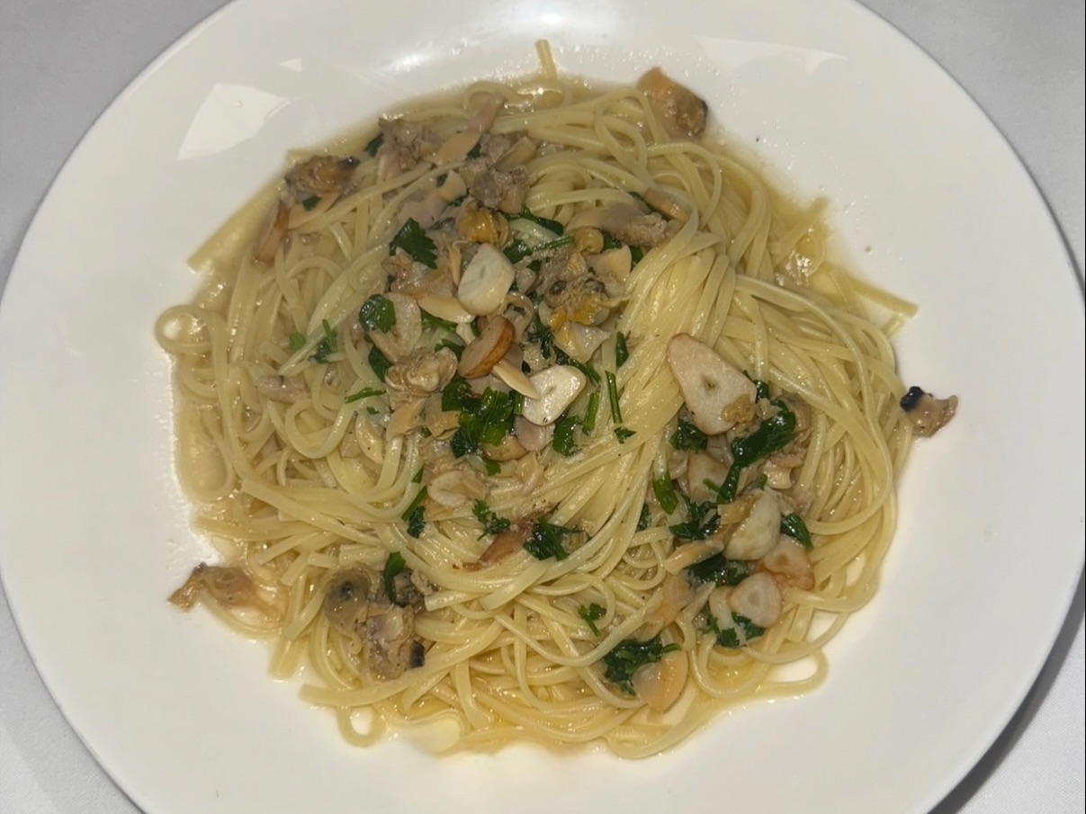 Linguini in Clam Sauce.