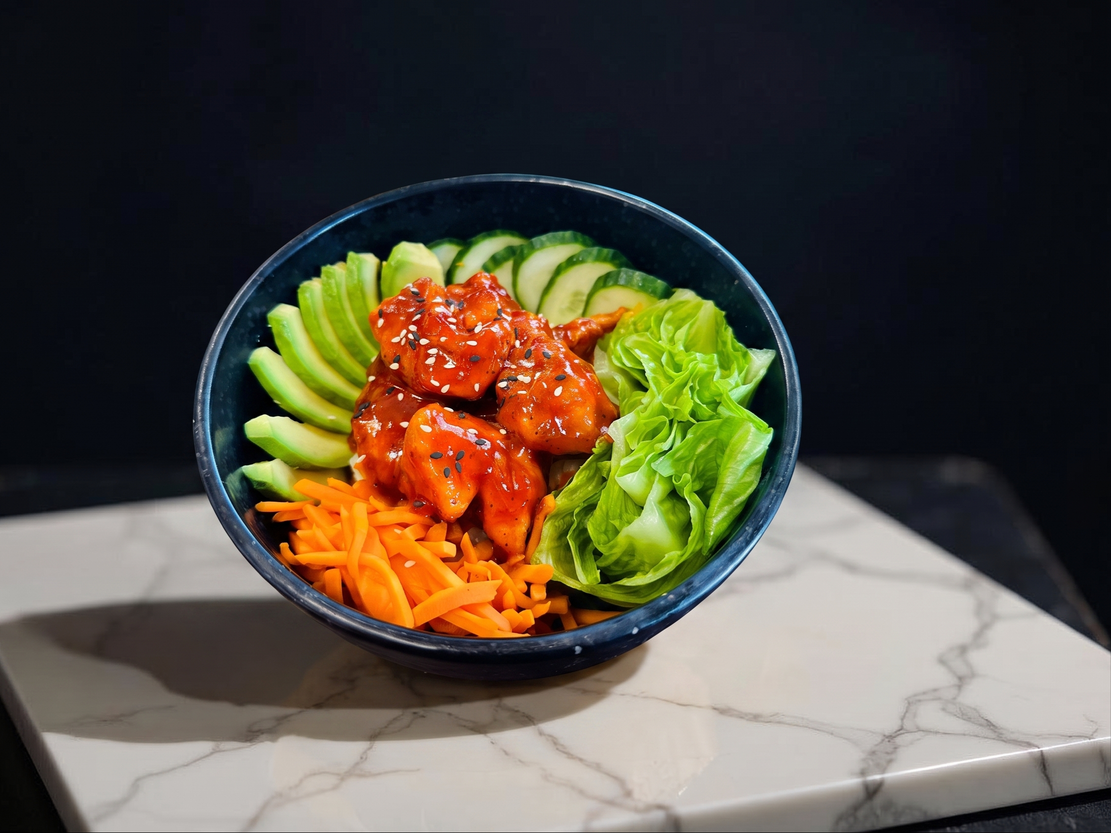 Spicy Chicken Korean Bowl.