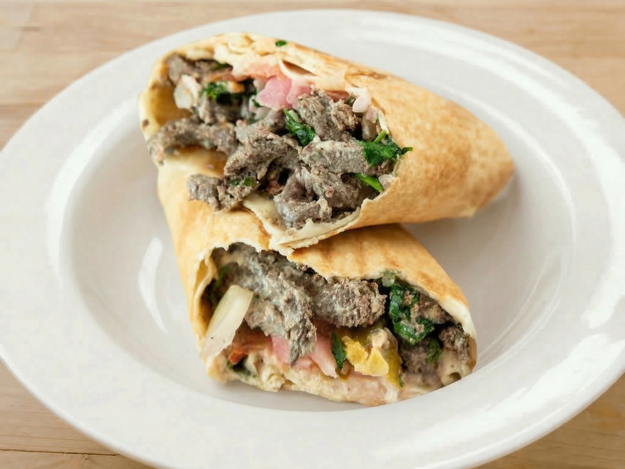 Meat Shawarma Plate.