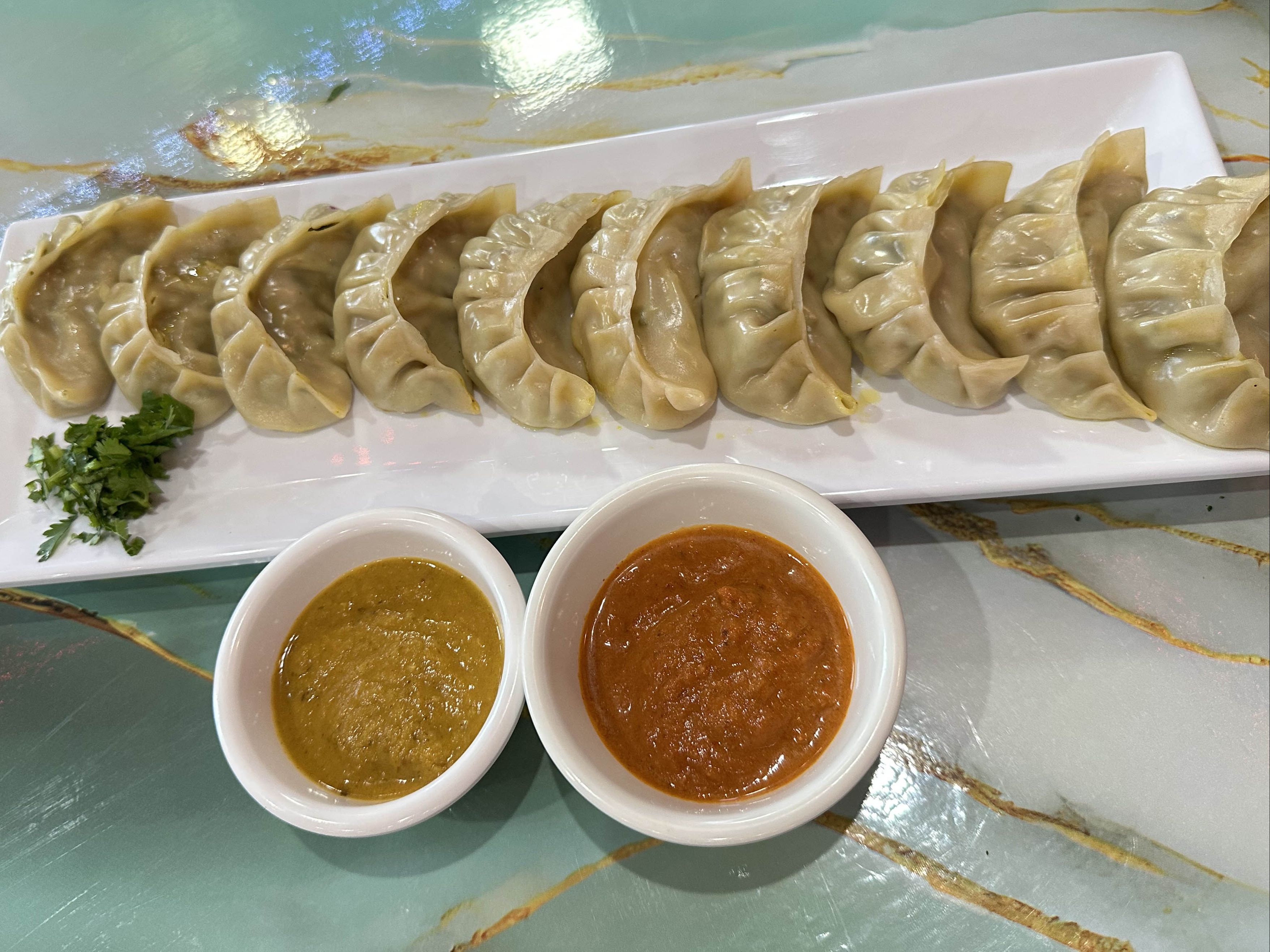 KOTHE CHICKEN MOMO (Pan Fried).